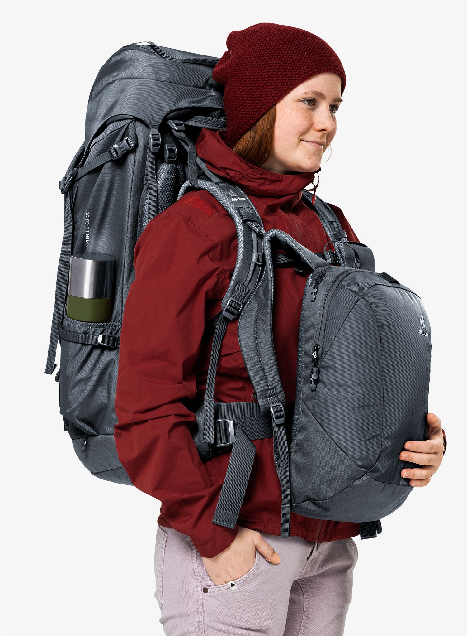Cestovní batoh dámský Deuter Voyager 60+10 SL - black