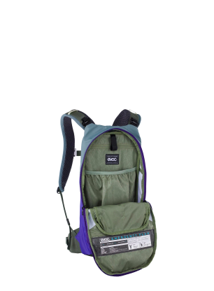 Batoh na kolo Evoc Stage 6 - steel/violet/dark olive