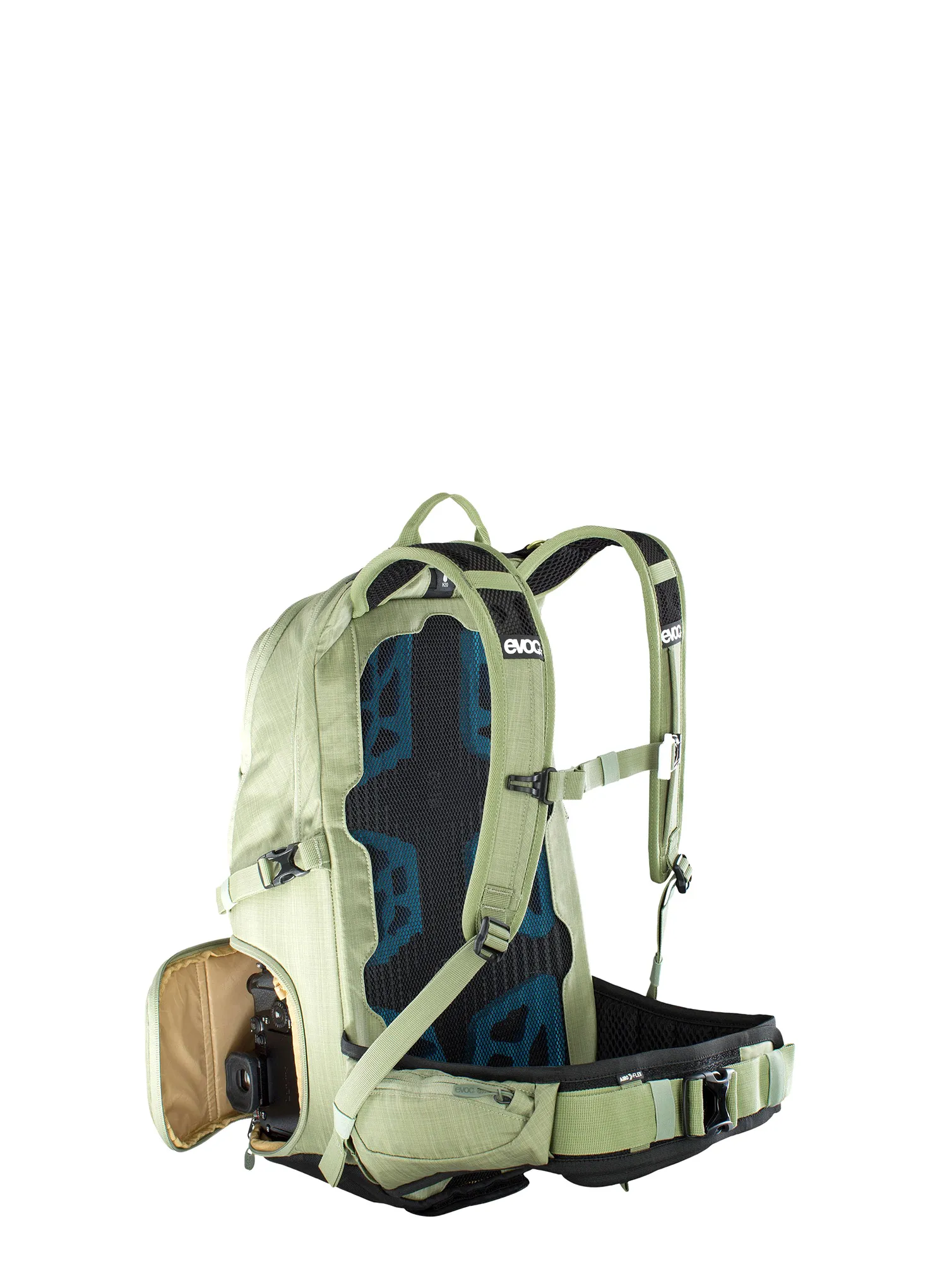 Batoh na kolo Evoc Stage Capture 16 - heather light olive