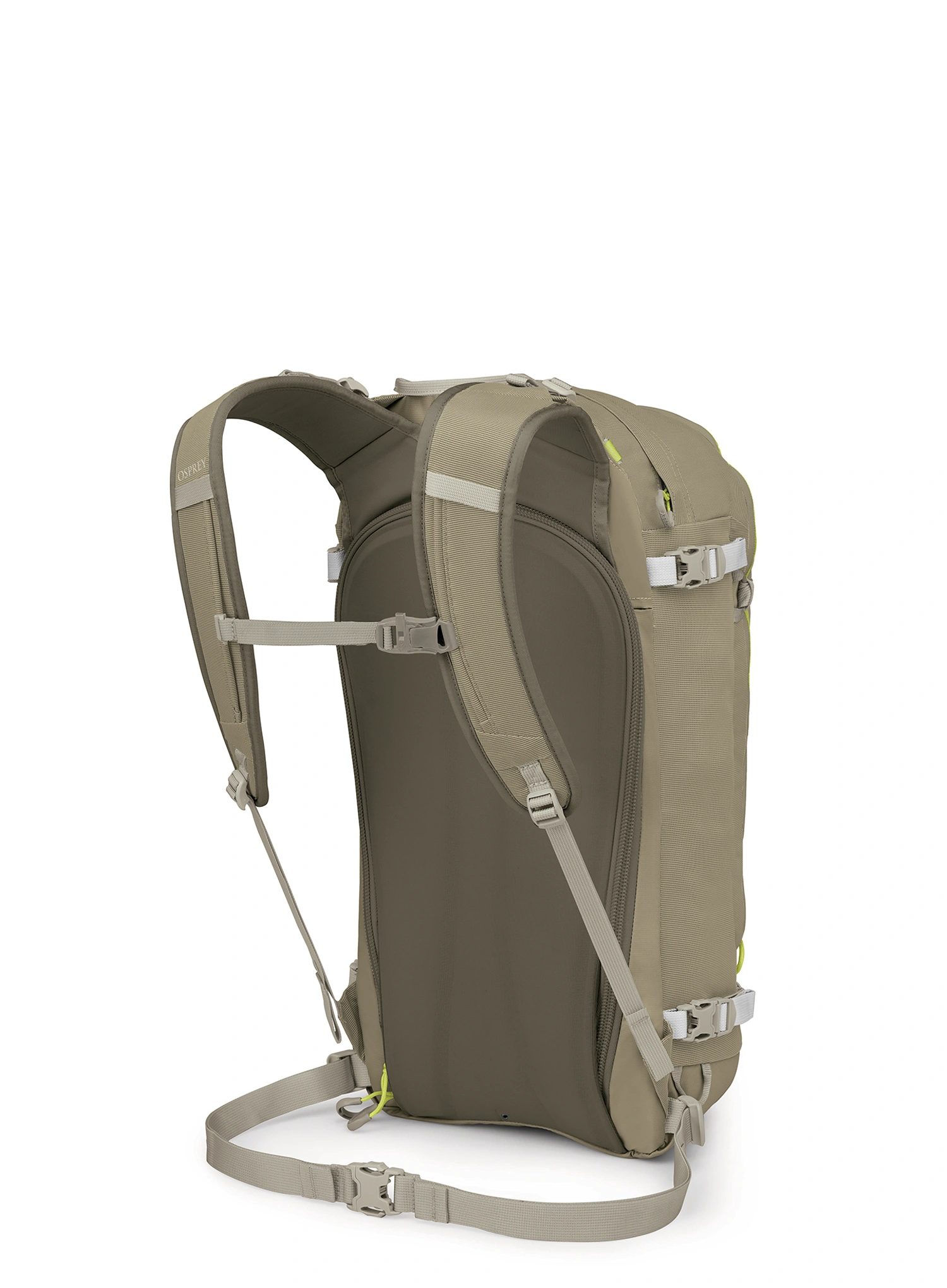 Skialpový batoh Osprey Soelden 25 - olive tan/earl grey