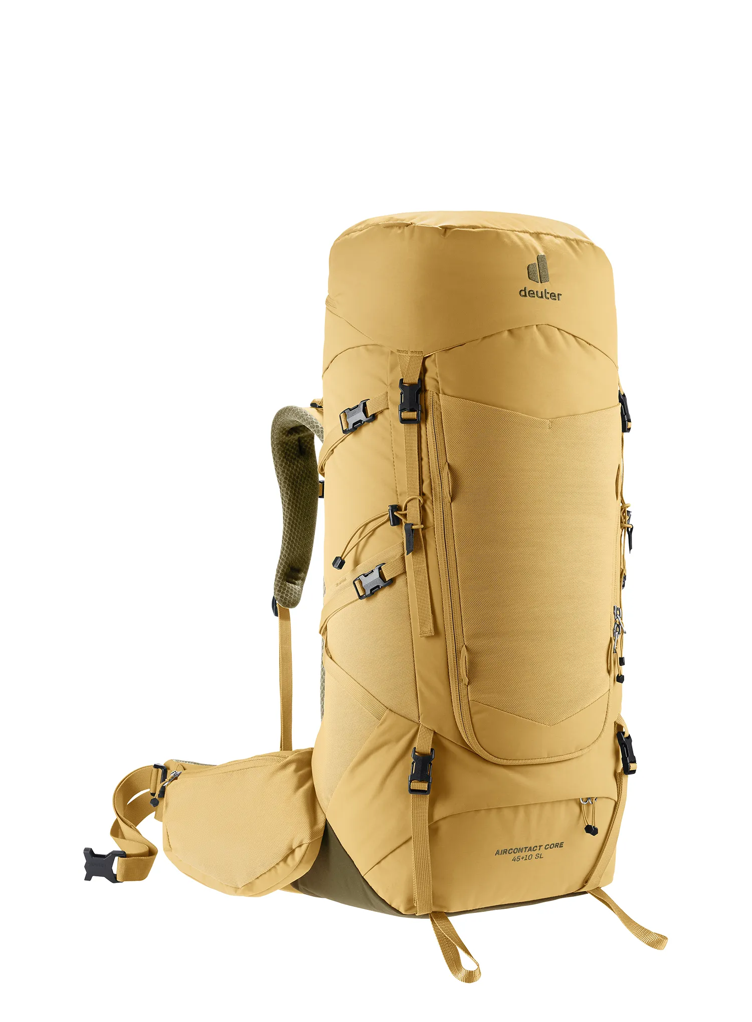 Dámský trekový batoh Deuter Aircontact Core 45+10 SL - savanna/nori