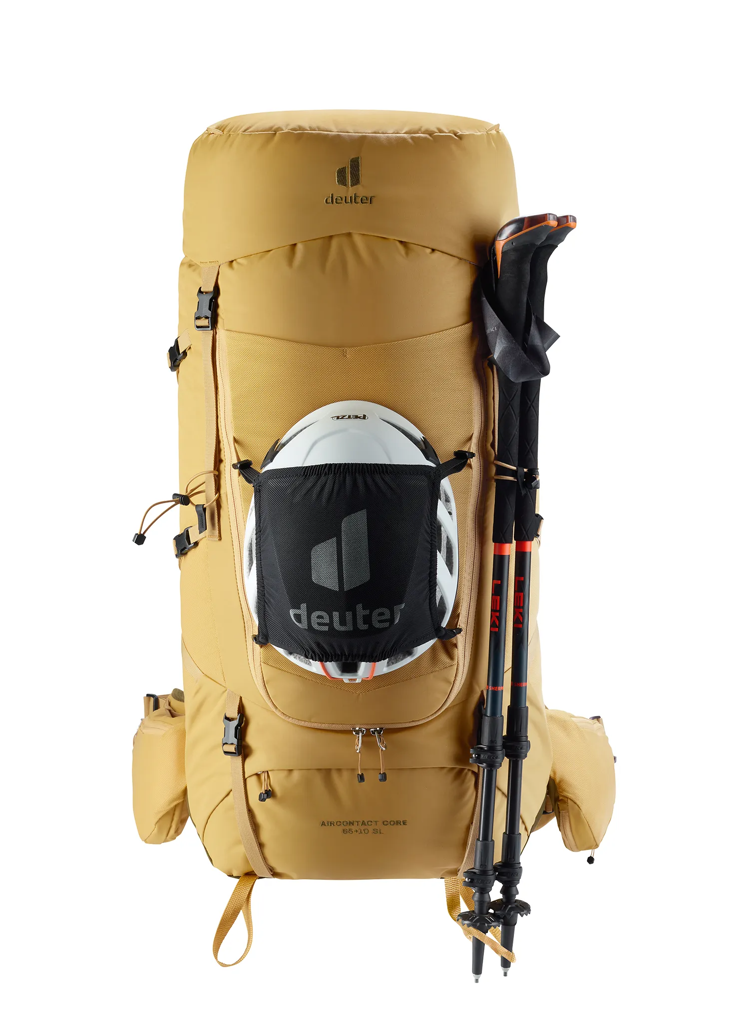 Dámský trekový batoh Deuter Aircontact Core 65 + 10 SL - savanna/nori