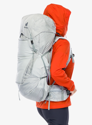 Dámský trekový batoh Deuter Aircontact Ultra 45 + 5 SL - tin/shale