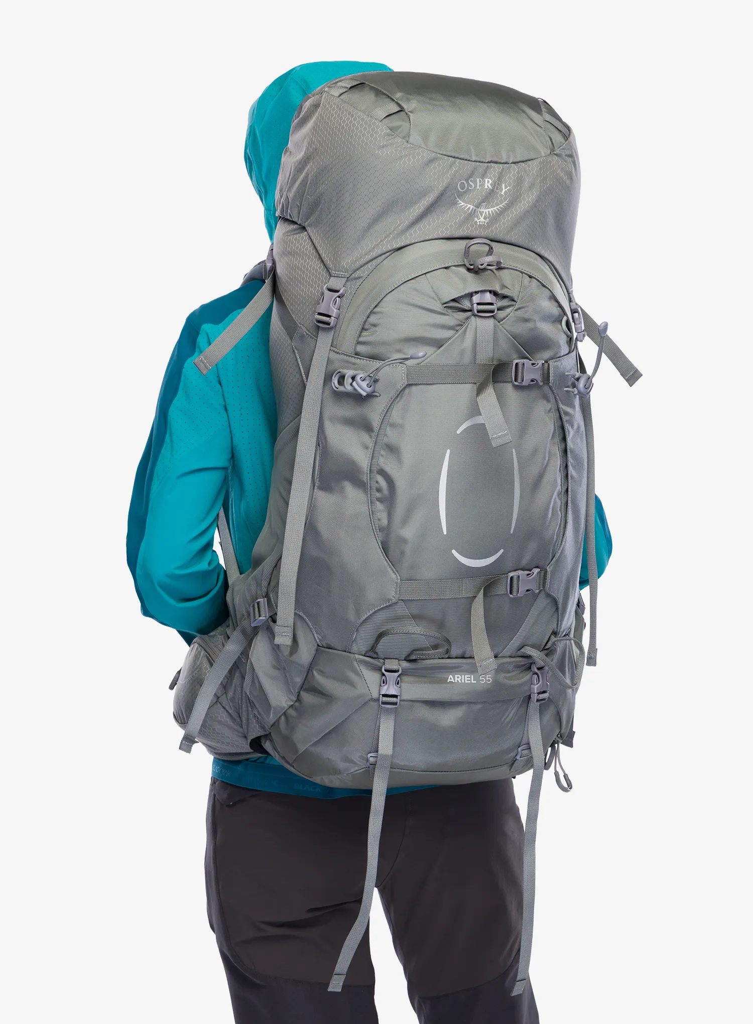 Dámský trekový batoh Osprey Ariel 55 - medium gray