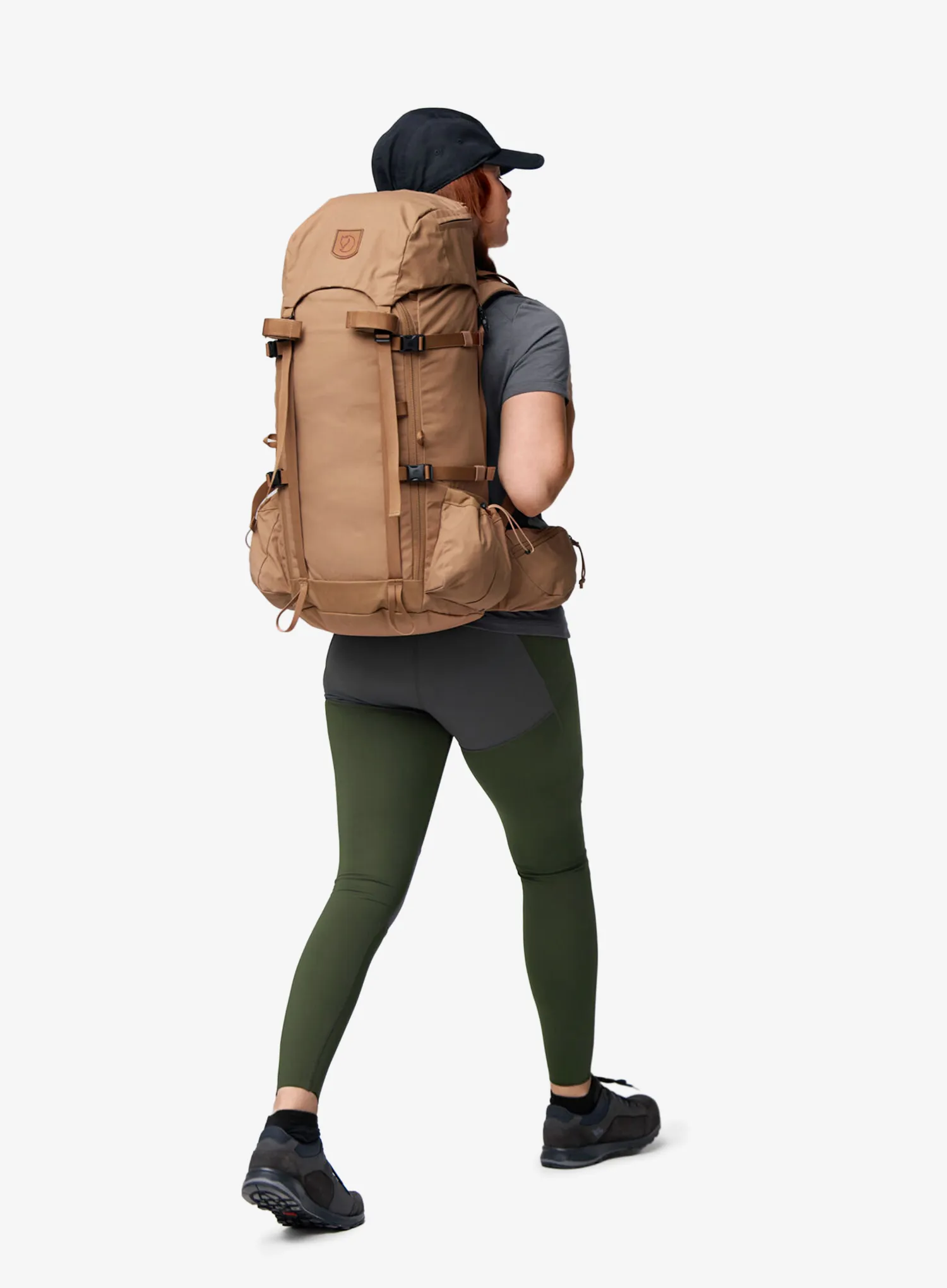 Trekový batoh Fjallraven Kajka 35 - khaki dust