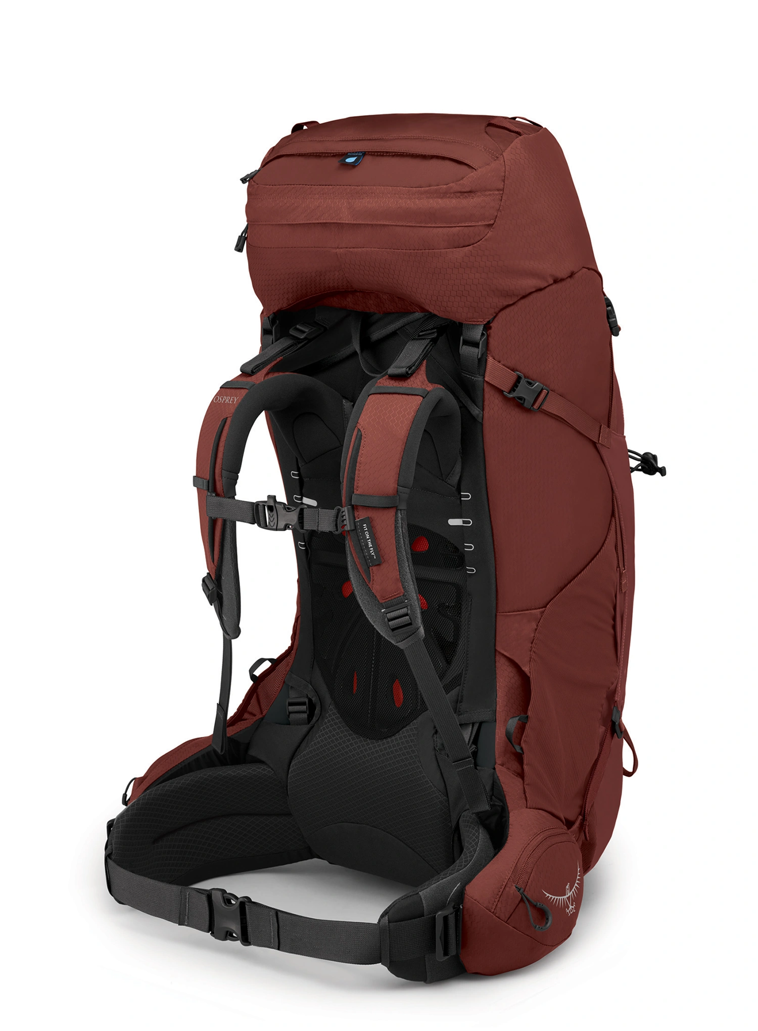 Trekový batoh Osprey Aether 65 - deep acorn red