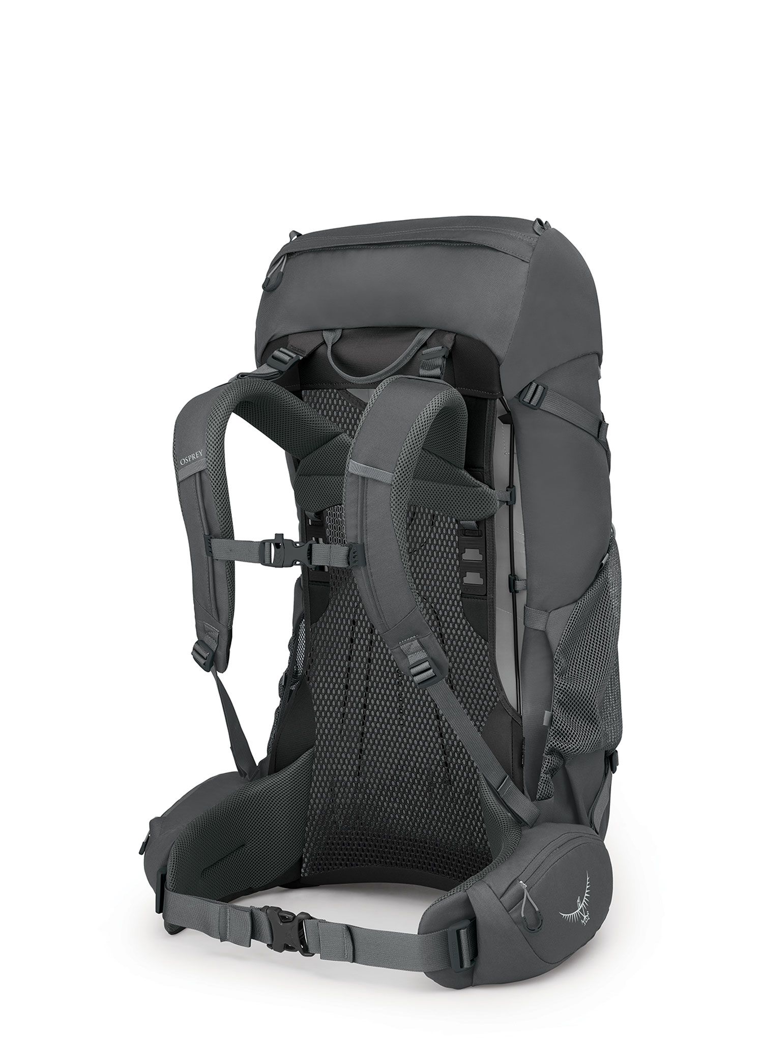 Trekový batoh Osprey Rook 50 - dark charcoal/silver lining