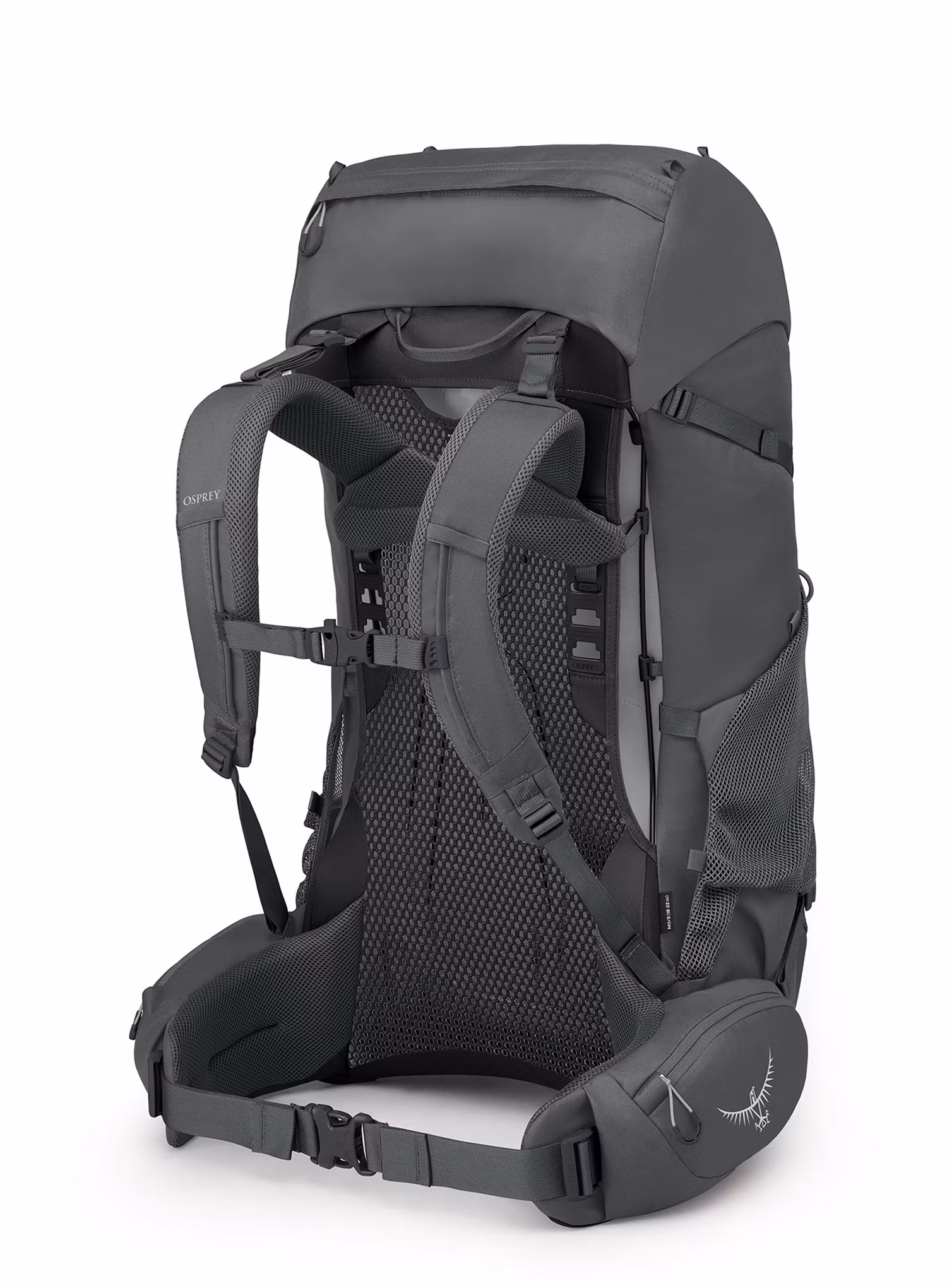 Trekový batoh Osprey Rook 65 - dark charcoal/silver lining