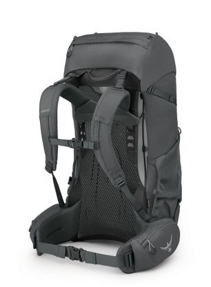 Trekový batoh Osprey Rook 65 - dark charcoal/silver lining