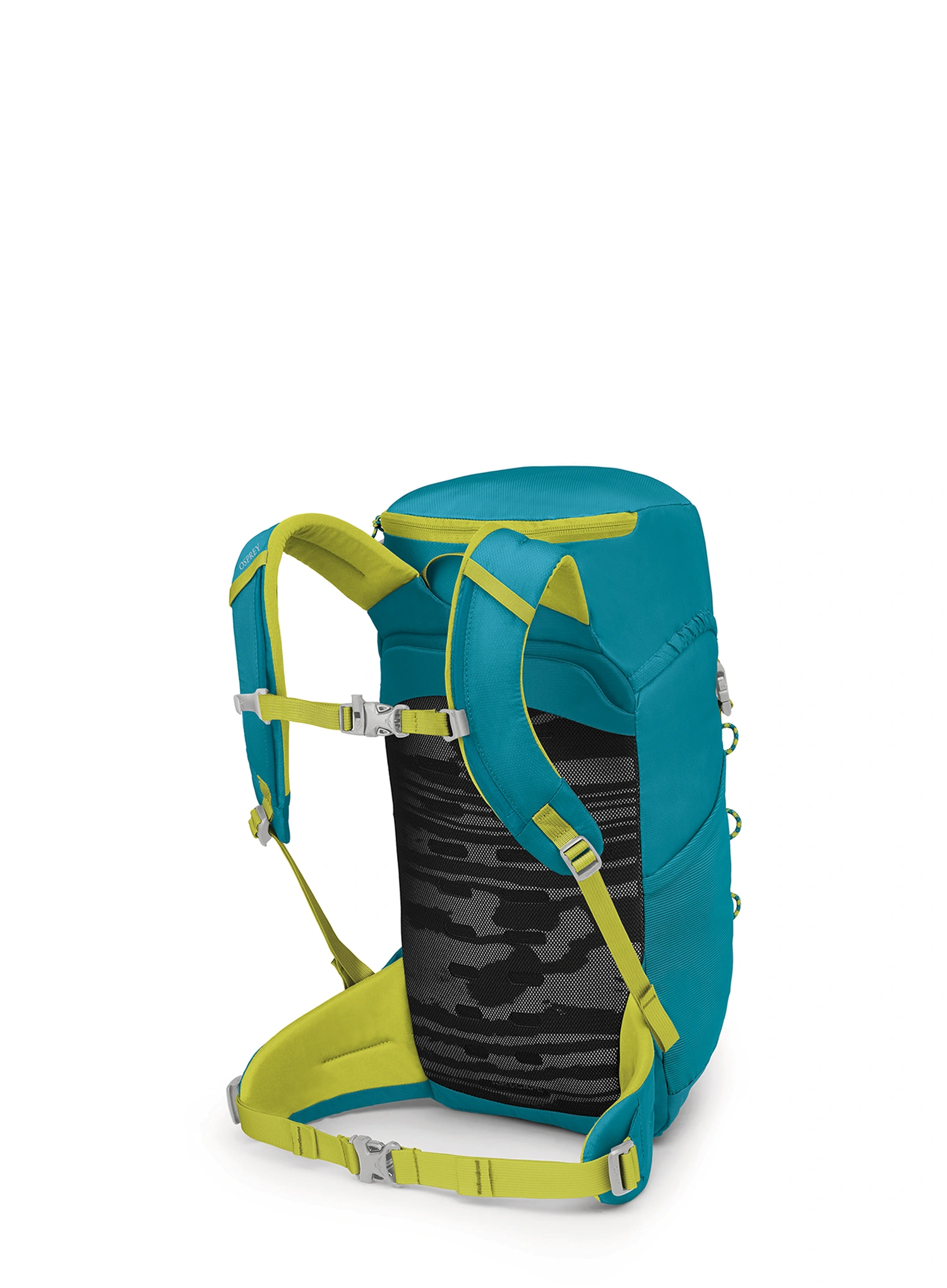 Dětský turistický batoh Osprey Jet 18 - blue spikemoss/lemongrass