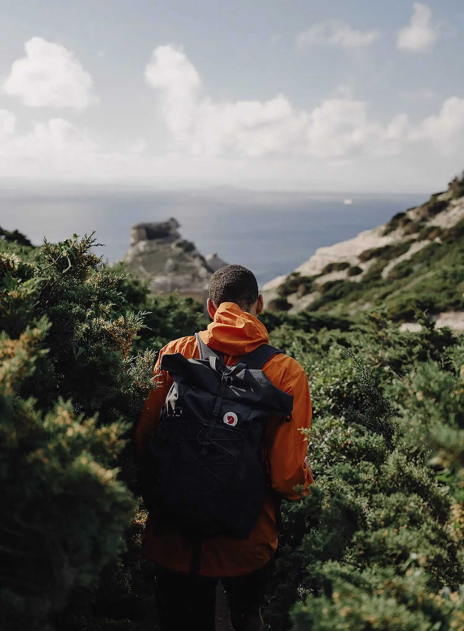 Turistický batoh Fjallraven Abisko Hike Foldsack - black