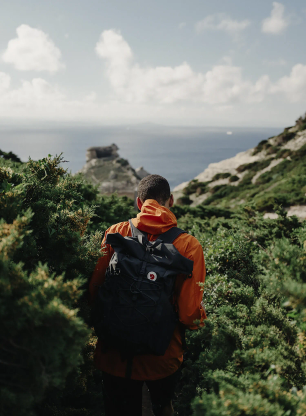 Turistický batoh Fjallraven Abisko Hike Foldsack - black