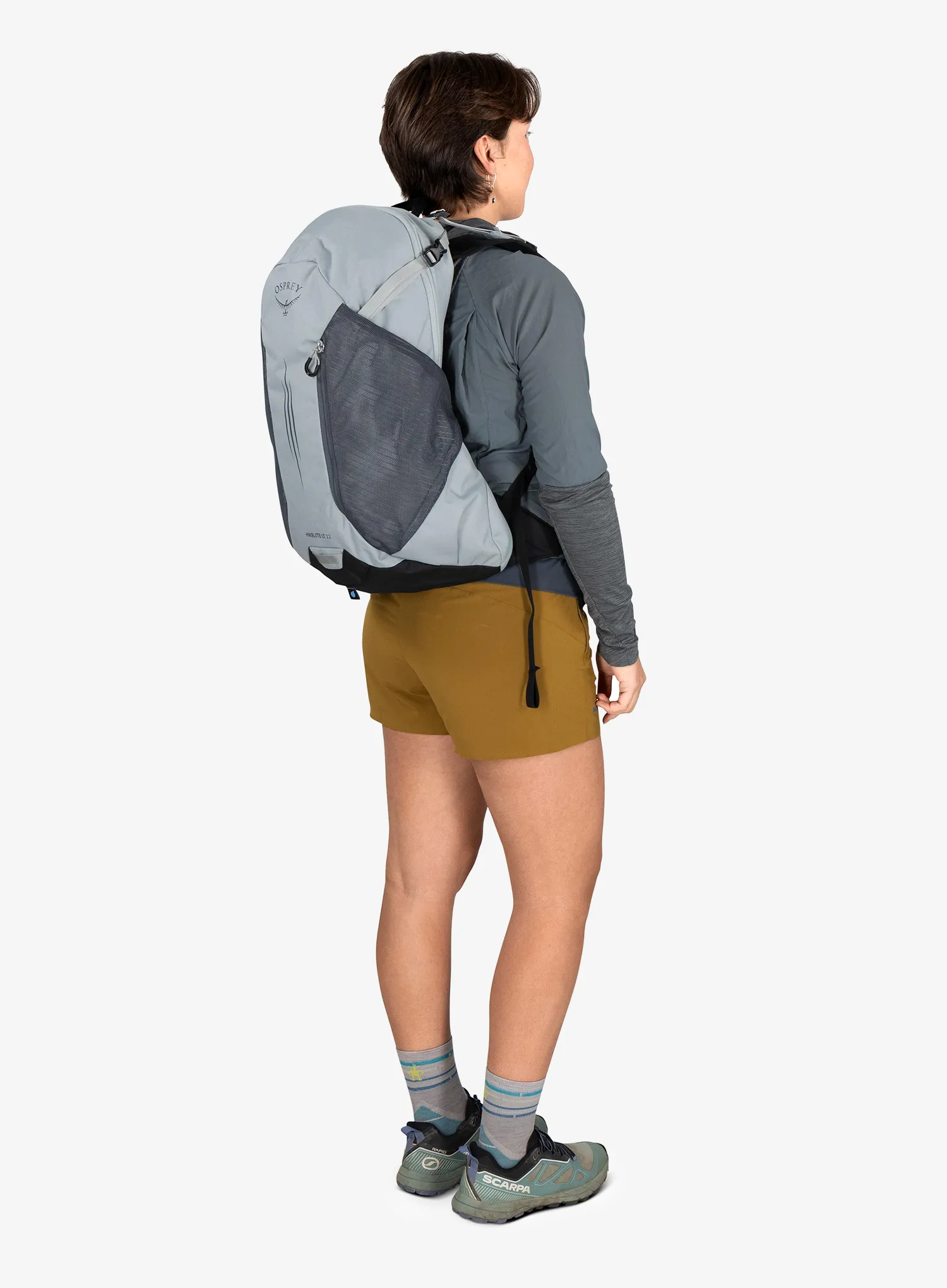 Turistický batoh Osprey Hikelite LT 22 - silver lining