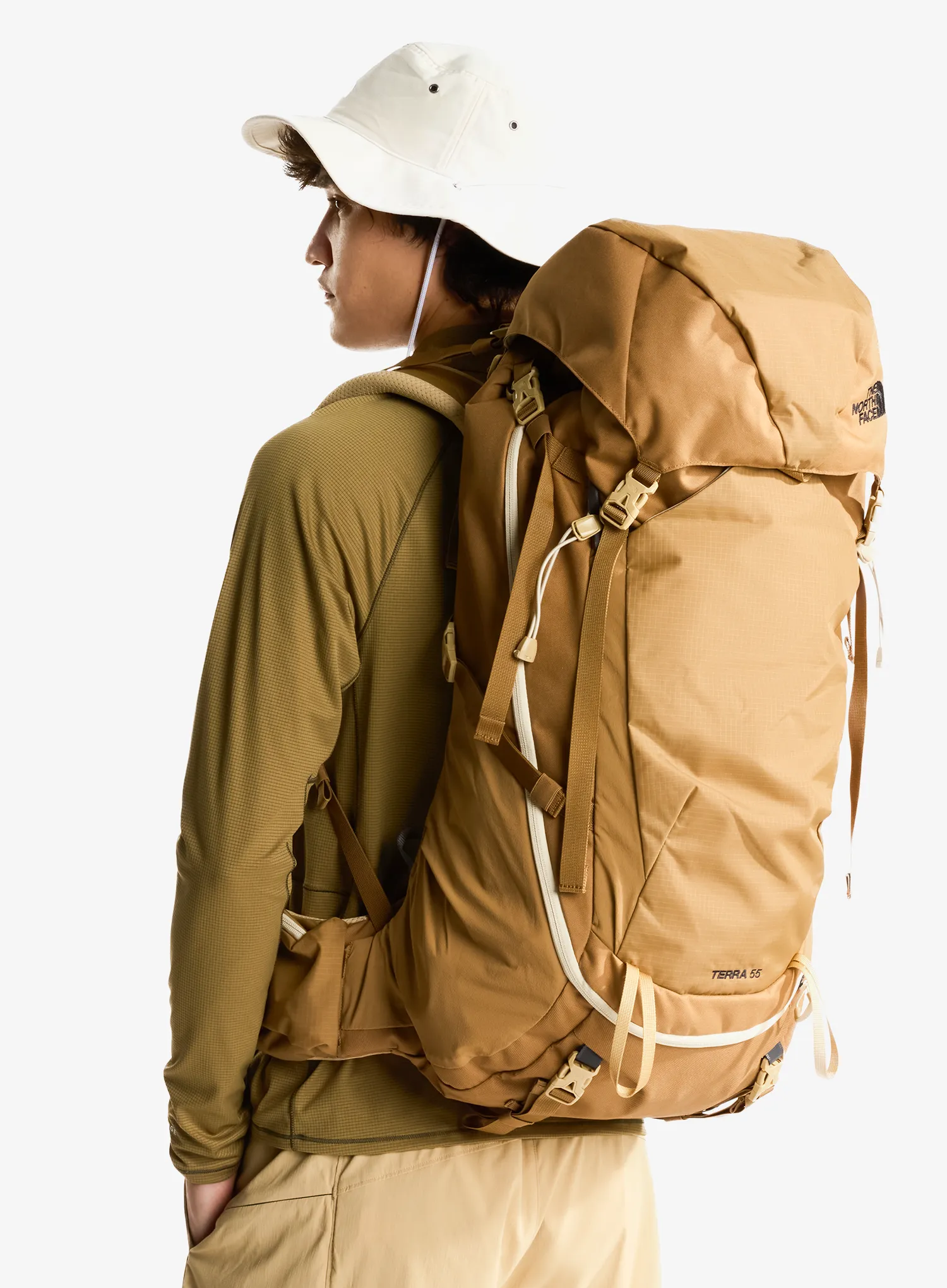 Turistický batoh The North Face Terra 55 - utility brown/khaki stone