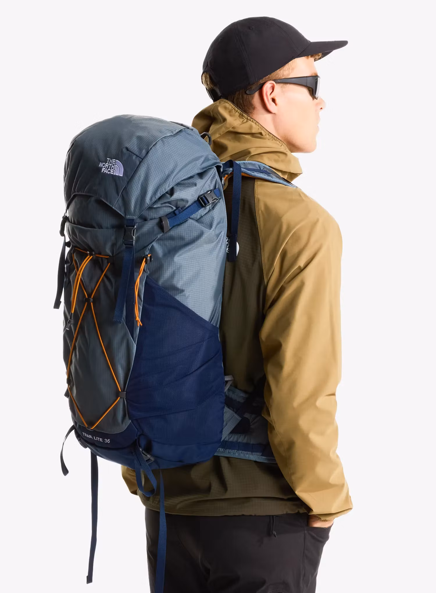 Turistický batoh The North Face Trail Lite 36 - grey/navy/orange