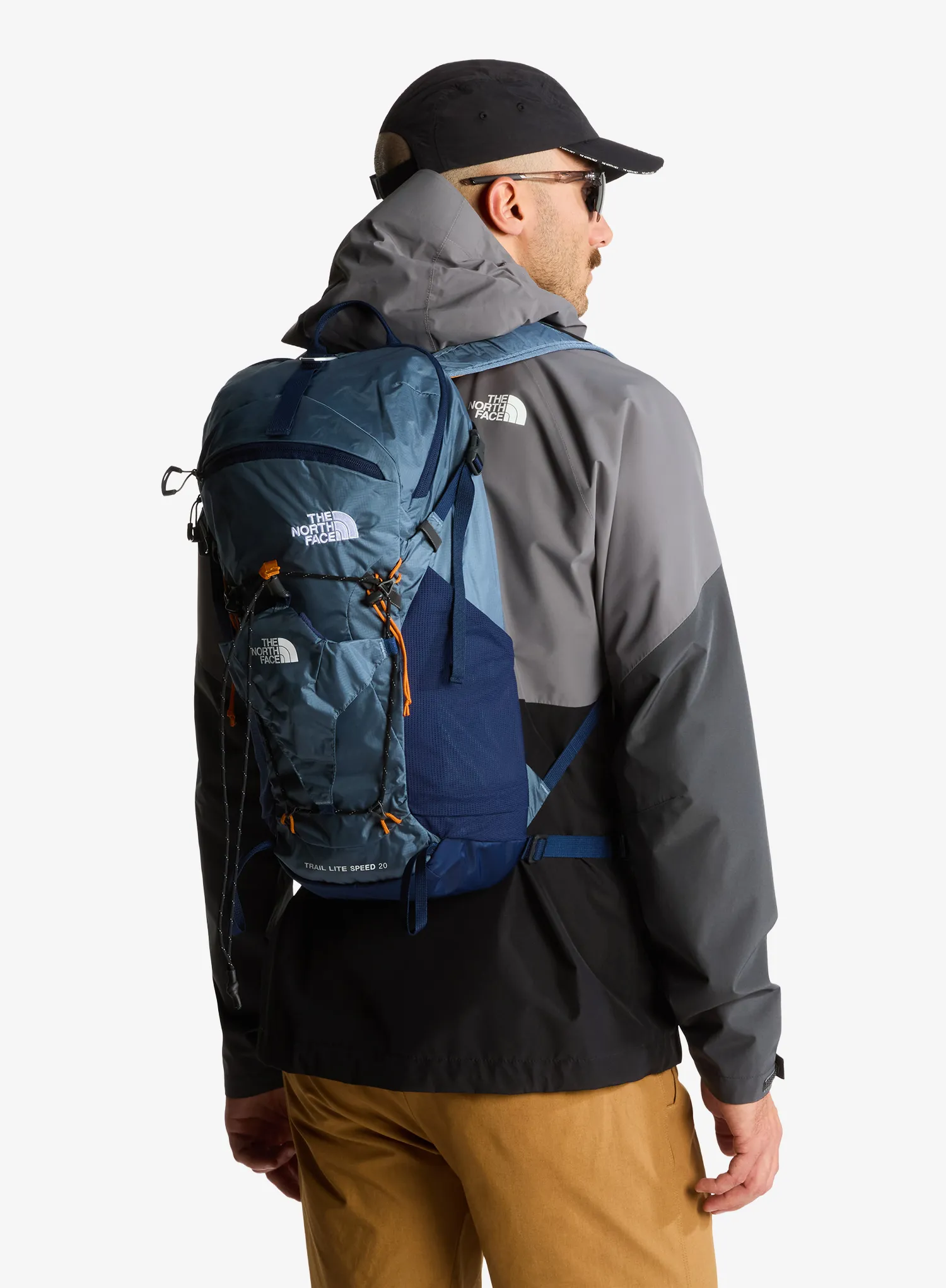 Turistický batoh The North Face Trail Lite Speed 20 - grey/navy/orange