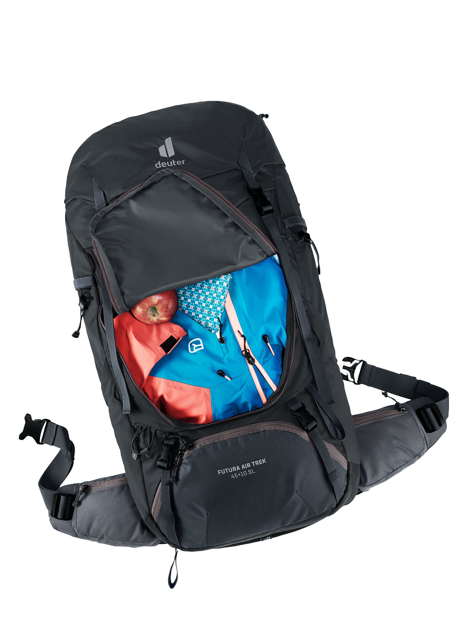 Dámský trekingový batoh Deuter Futura Air Trek 45 + 10 SL - black