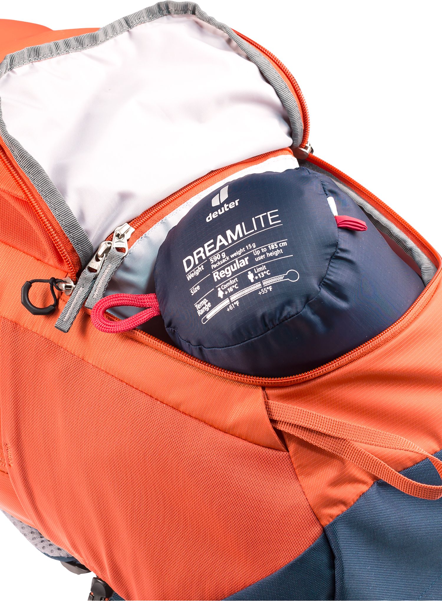 Turistický batoh Deuter Trail Pro 32 - paprika/marine