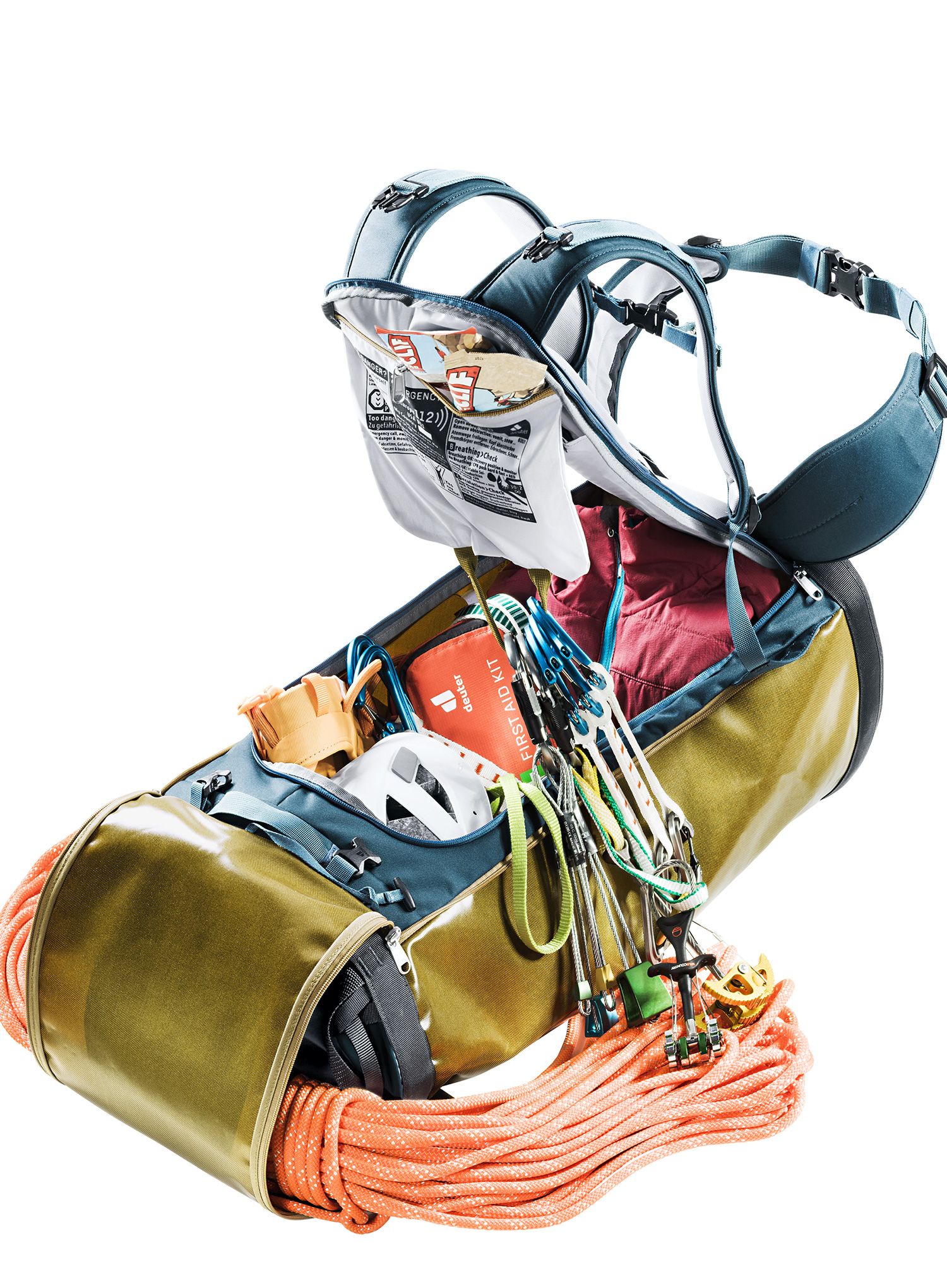 Horský batoh Deuter Gravity Wall Bag 50 - clay/arctic