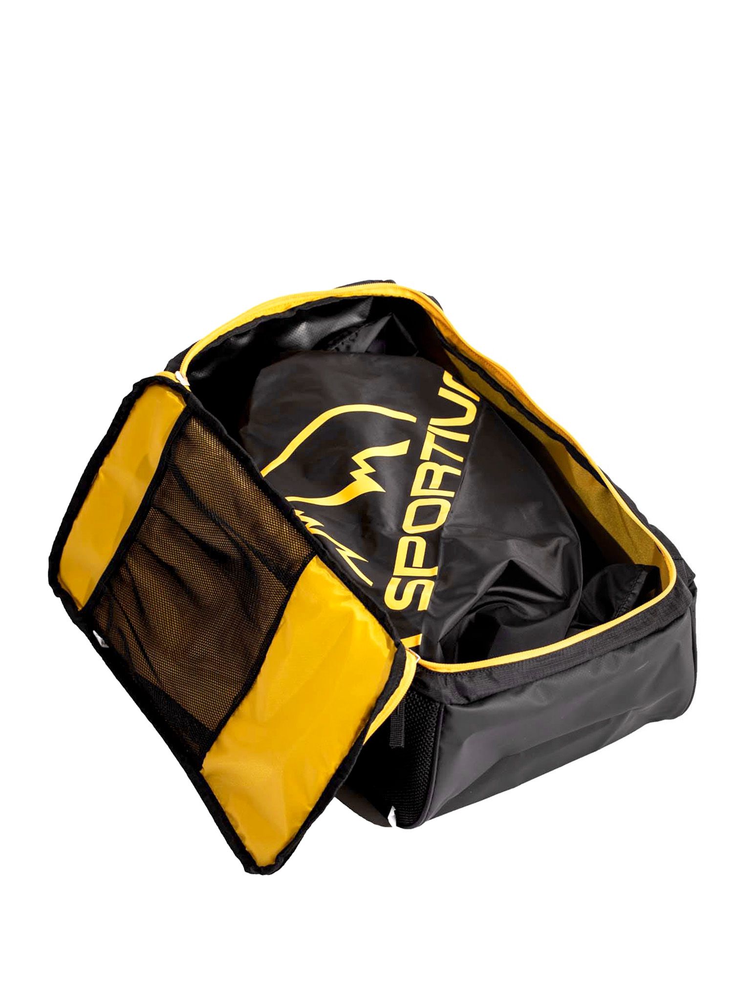 Lezecký batoh na lano La Sportiva Climbing Bag - black/yellow