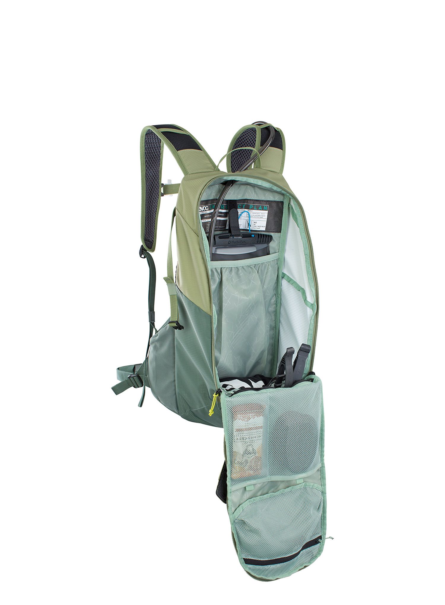 Cyklistický batoh Evoc Ride 16 - light olive/olive