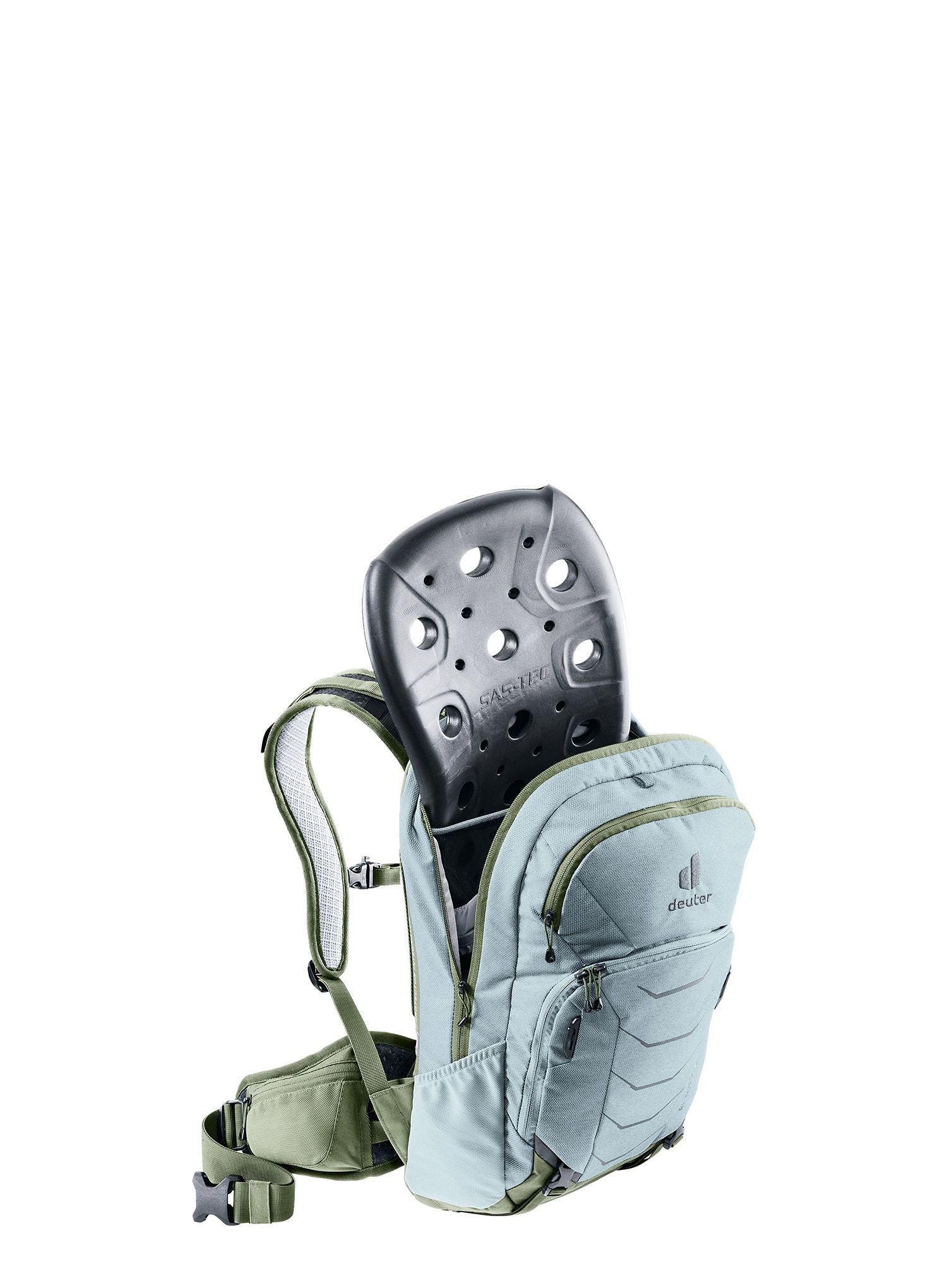 Dámský cyklistický batoh Deuter Attack 14 SL - sage/khaki
