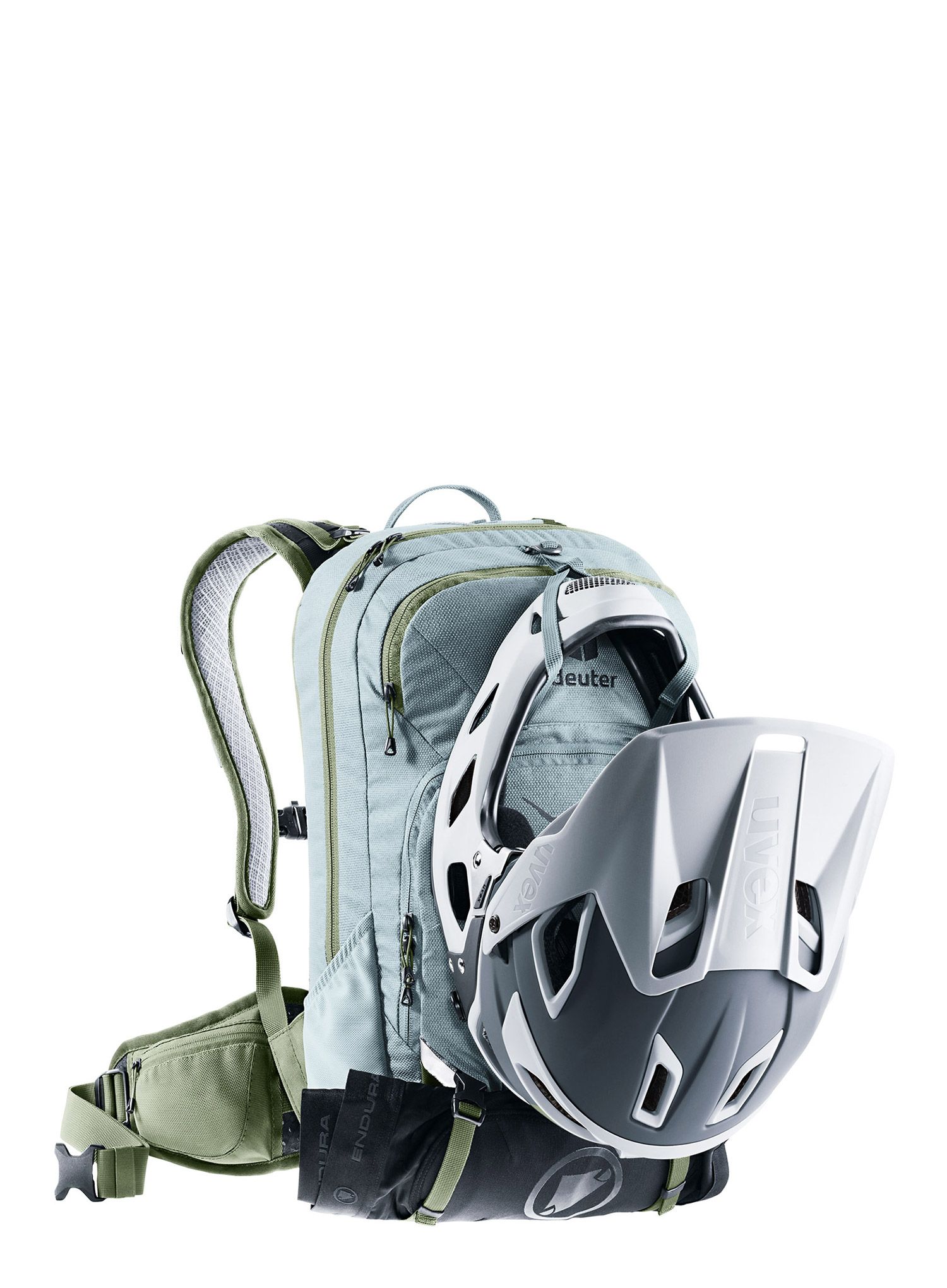 Dámský cyklistický batoh Deuter Attack 14 SL - sage/khaki