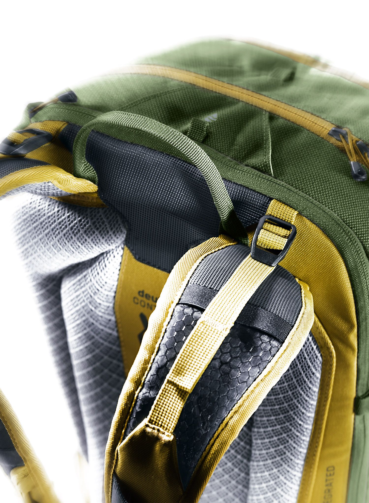 Cyklistický batoh Deuter Attack 20 - khaki/turmeric