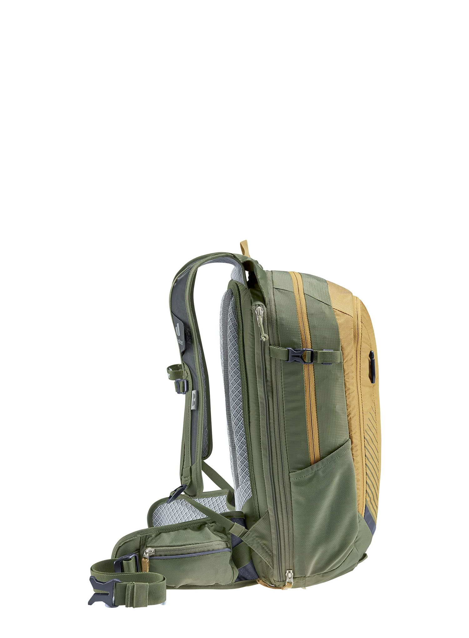 Cyklistický batoh Deuter Compact EXP 14 - caramel/khaki