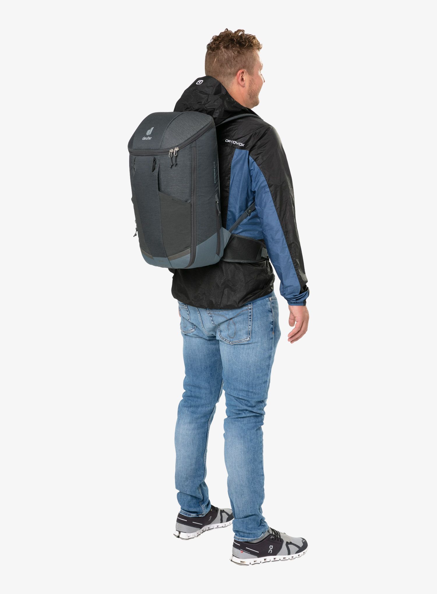 Cyklistický batoh Deuter Rotsoord 25+5 - graphite/shale