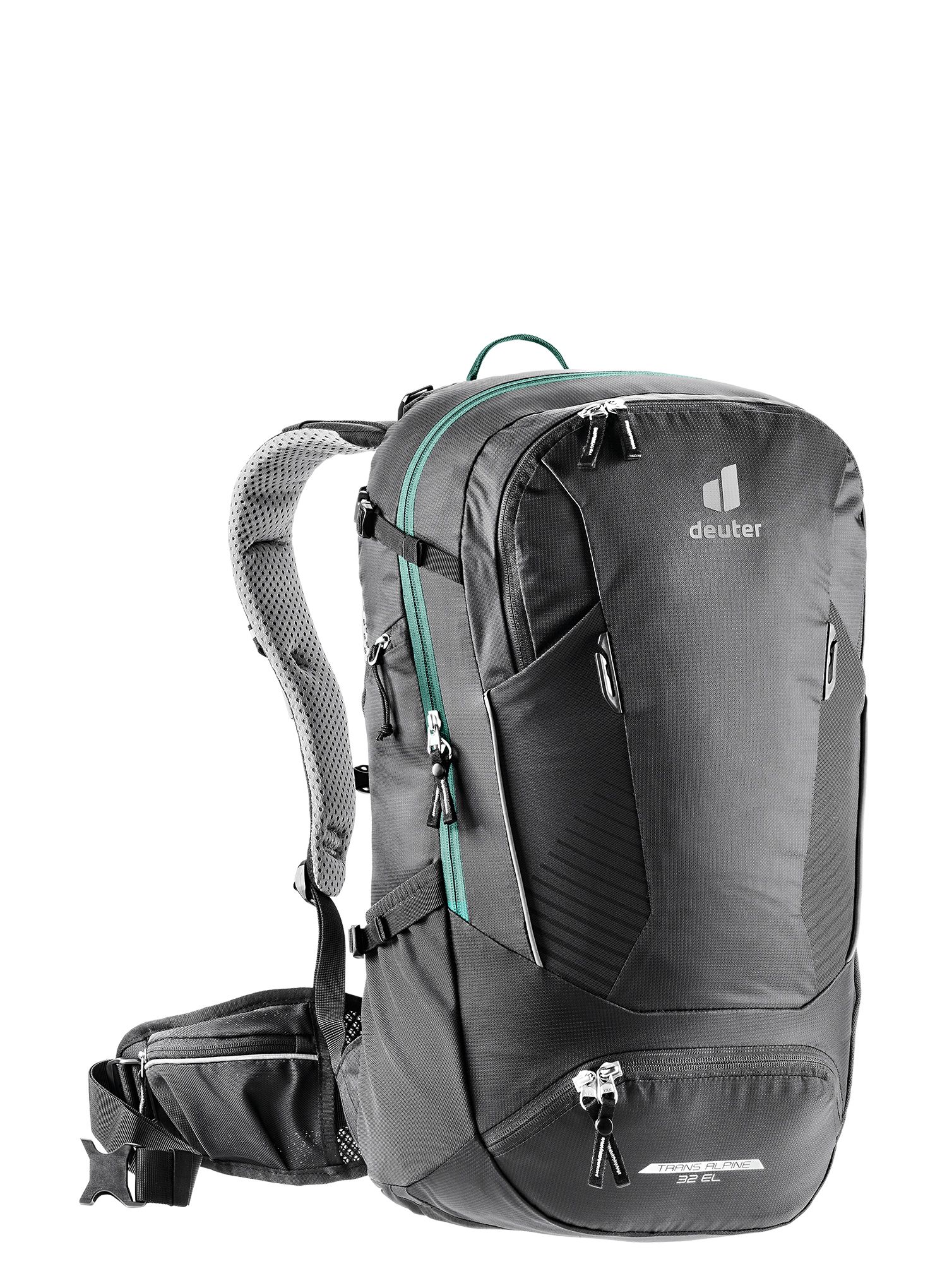 Cyklistický batoh pro vysoké lidi Deuter Trans Alpine 32 EL - black