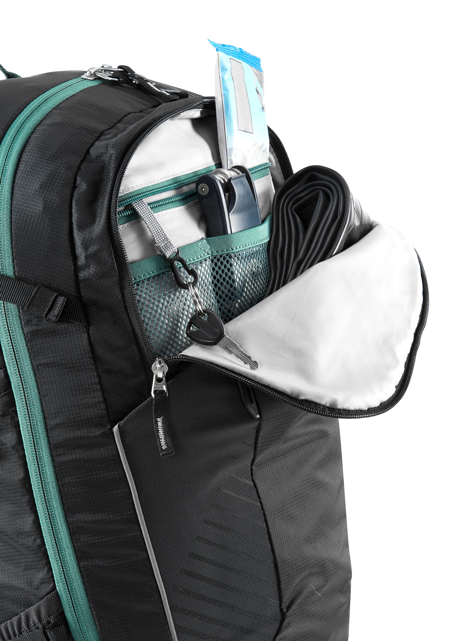 Cyklistický batoh pro vysoké lidi Deuter Trans Alpine 32 EL - black