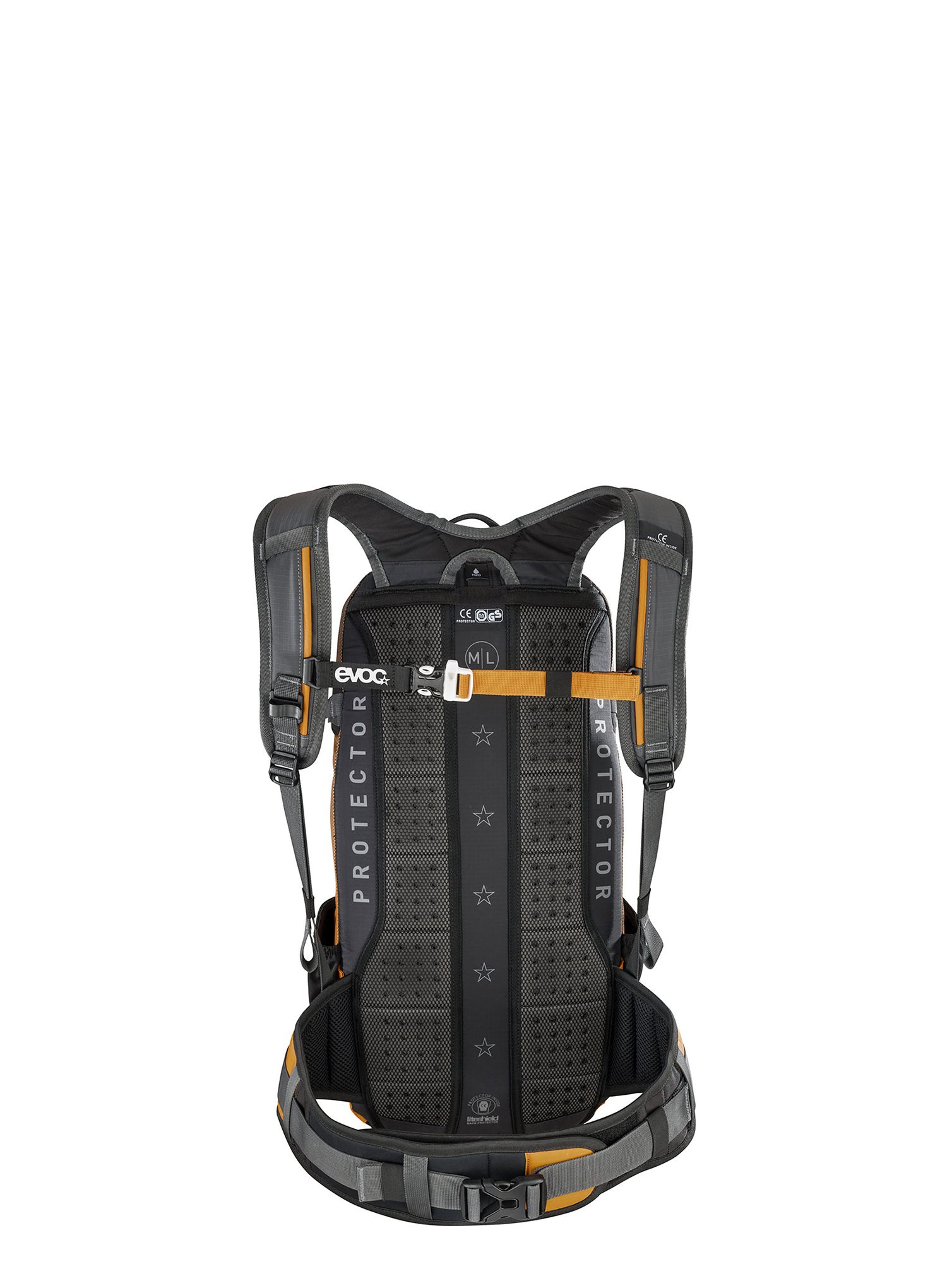 Cyklistický batoh Evoc FR Enduro 16 - carbon grey/loam