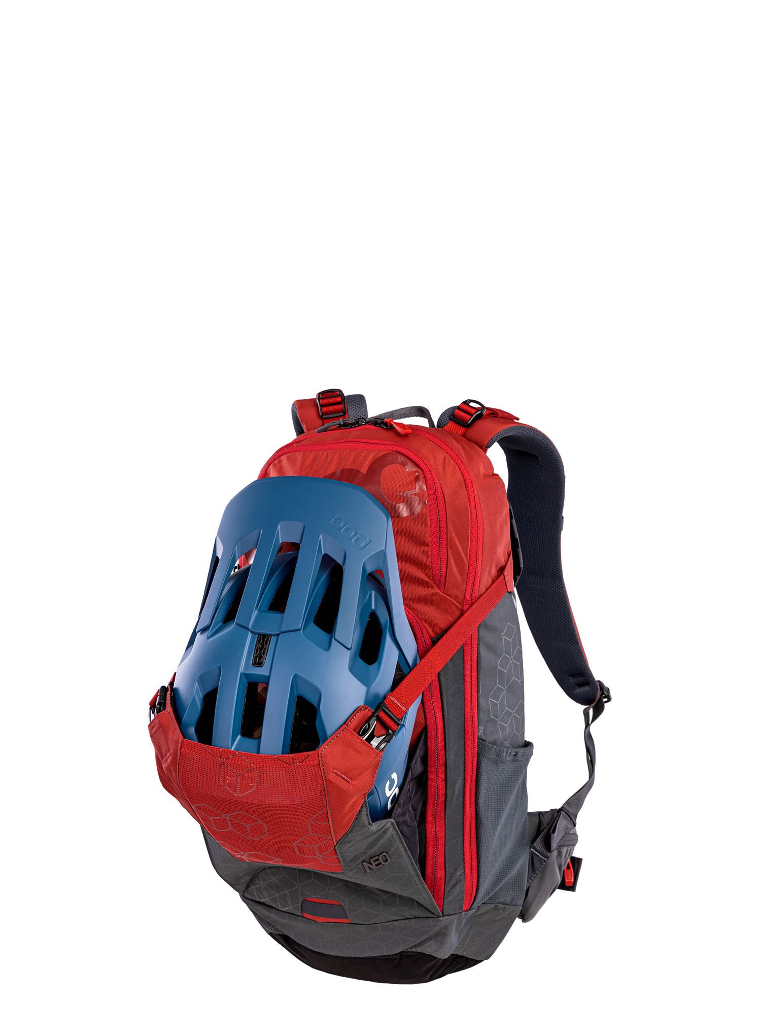 Cyklistický batoh Evoc Neo 16 - chili red/carbon grey