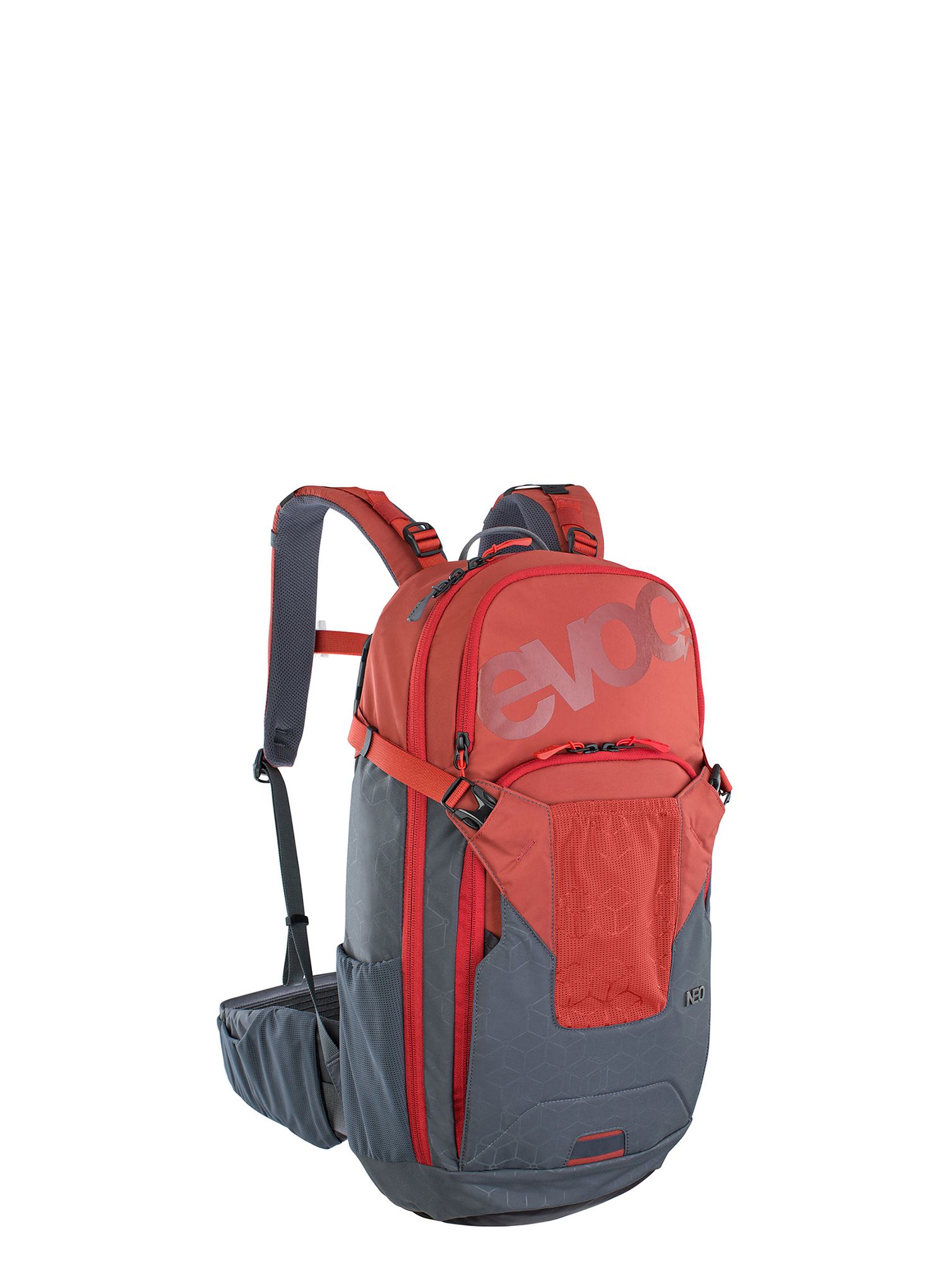 Cyklistický batoh Evoc Neo 16 - chili red/carbon grey