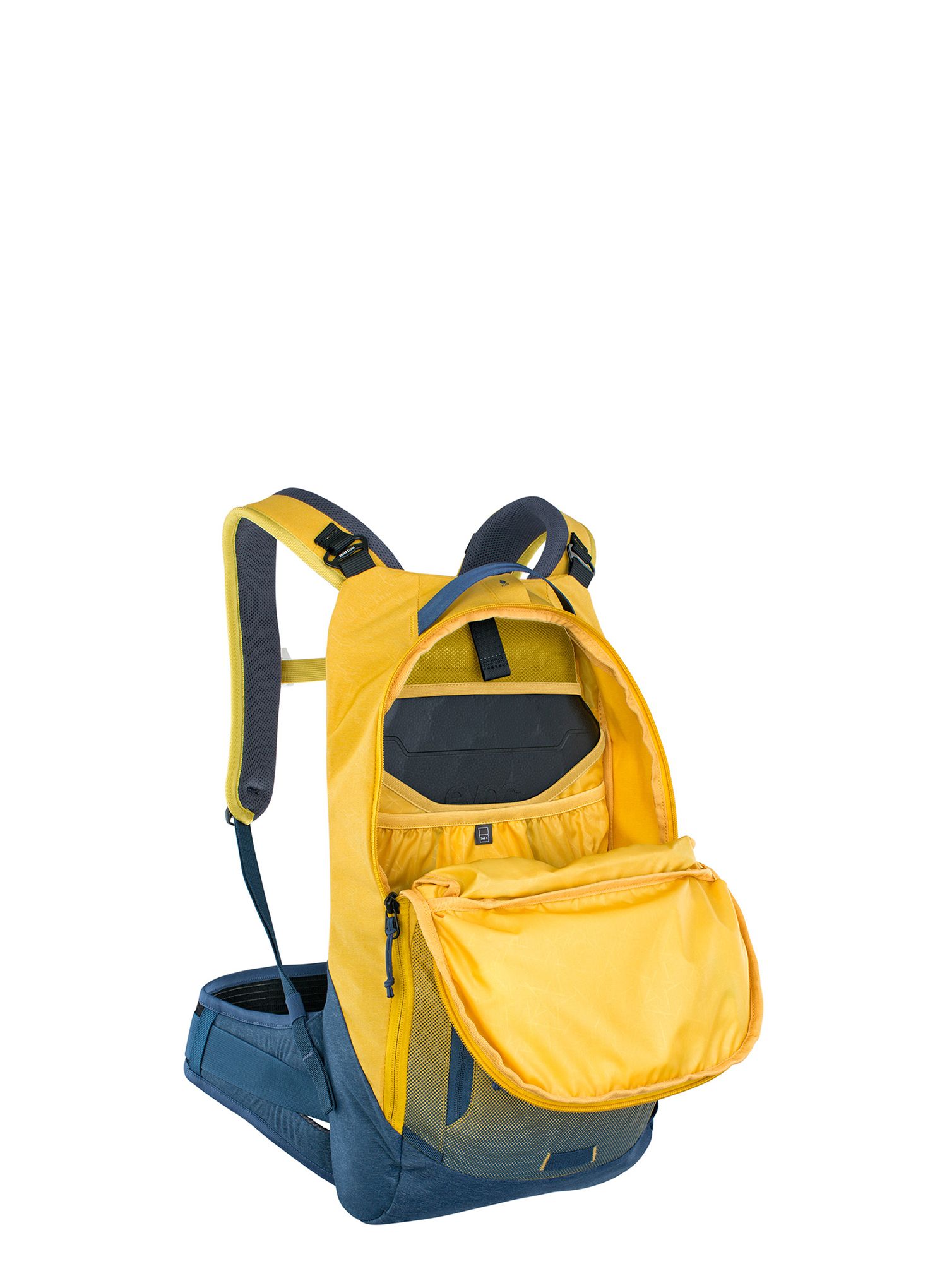 Cyklistický batoh Evoc Trail Pro 10 - curry/denim