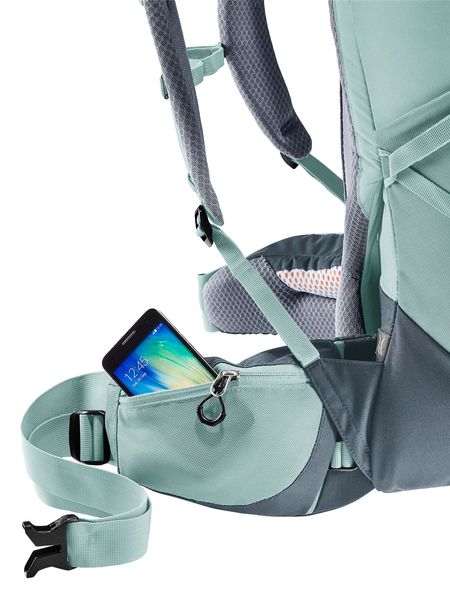 Dámský trekingový batoh Deuter Aircontact Core 35+10 SL - jade/grap.