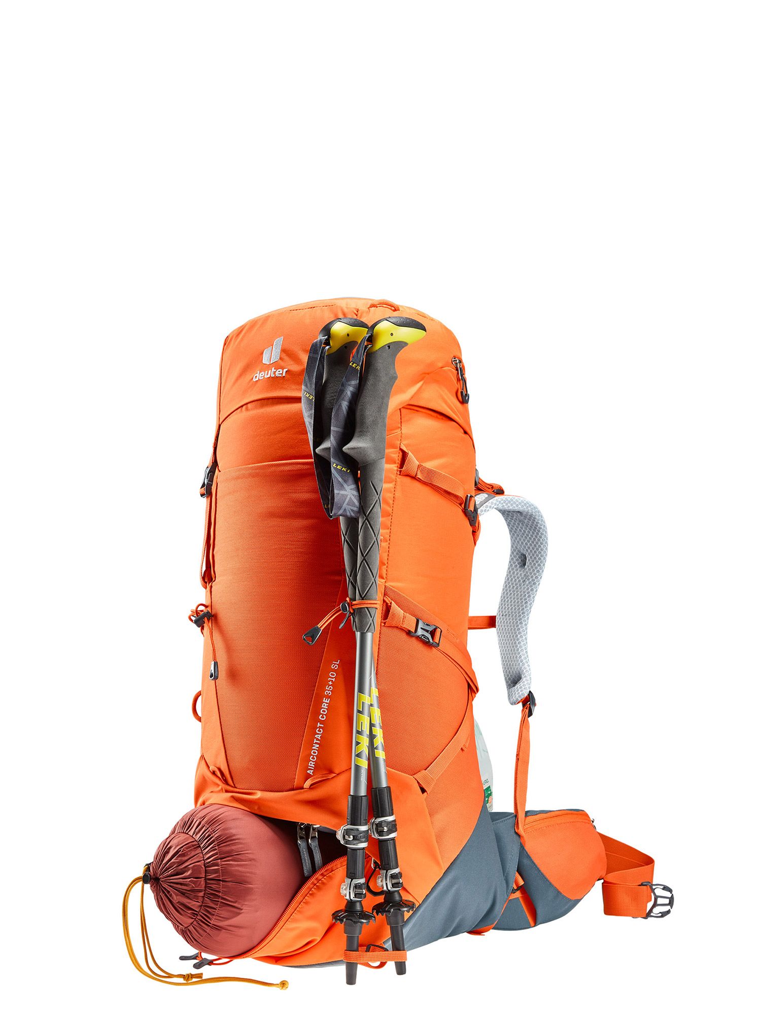 Dámský trekingový batoh Deuter Aircontact Core 35+10 SL - paprika