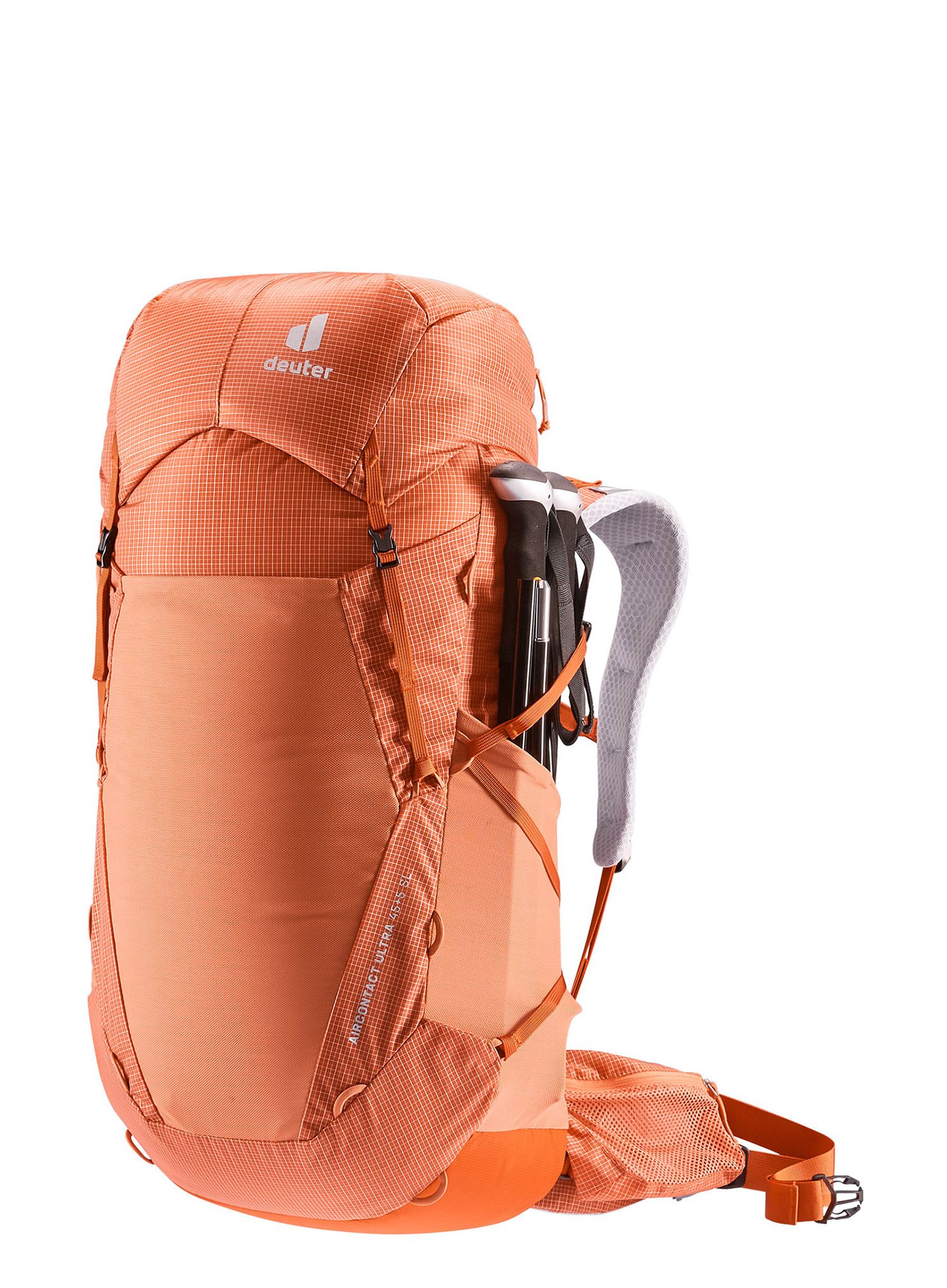 Dámský trekingový batoh Deuter Aircontact Ultra 45+5 SL - paprika