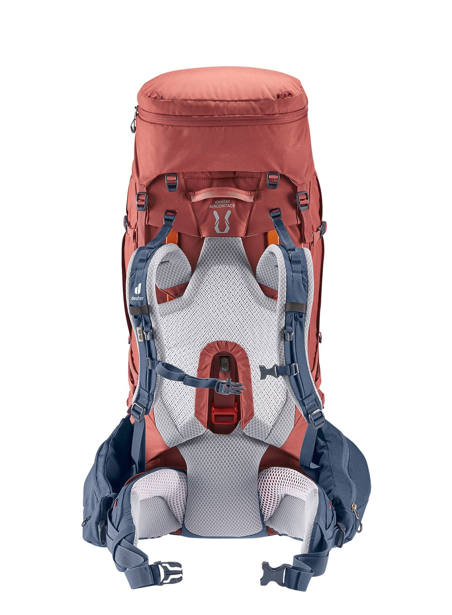 Dámský trekingový batoh Deuter Aircontact X 70+15 SL - redwood/ink