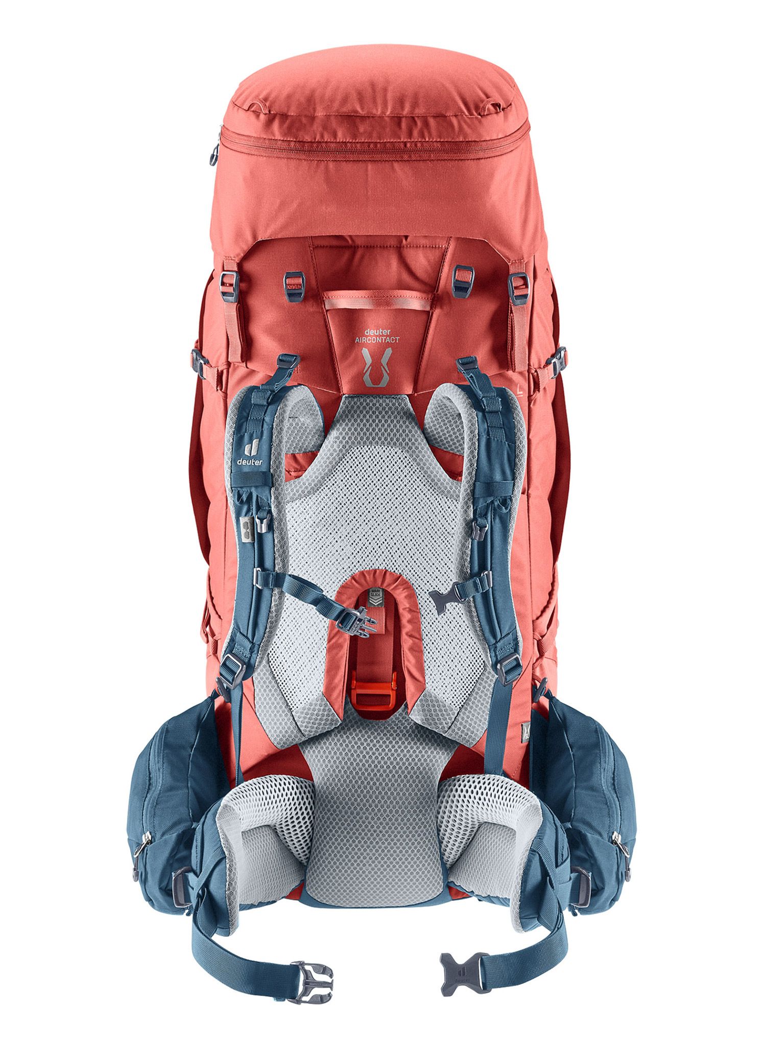 Dámský trekingový batoh Deuter Aircontact X 80+15 SL - redwood/ink