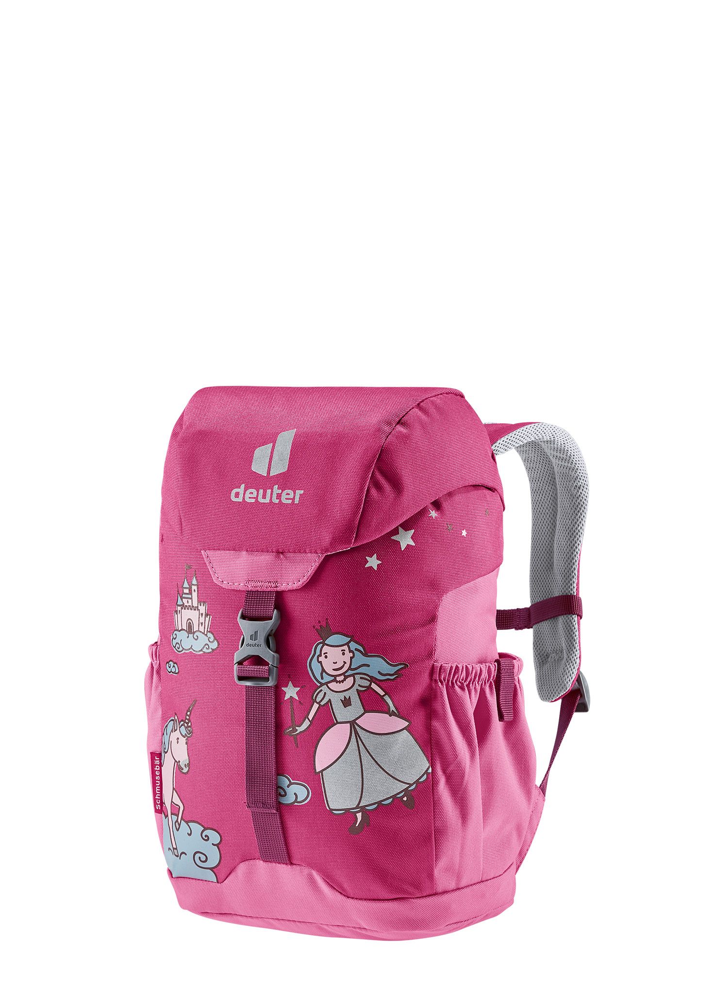 Dětský turistický batoh Deuter Schmusebar - ruby/hotpink