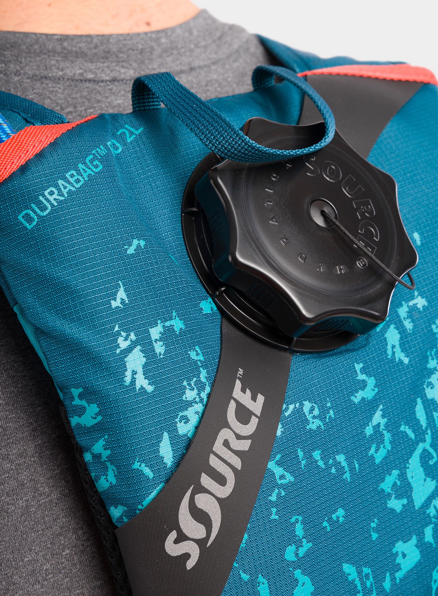 Batoh s hydrovakem Source Durabag Pro 2L - coral blue