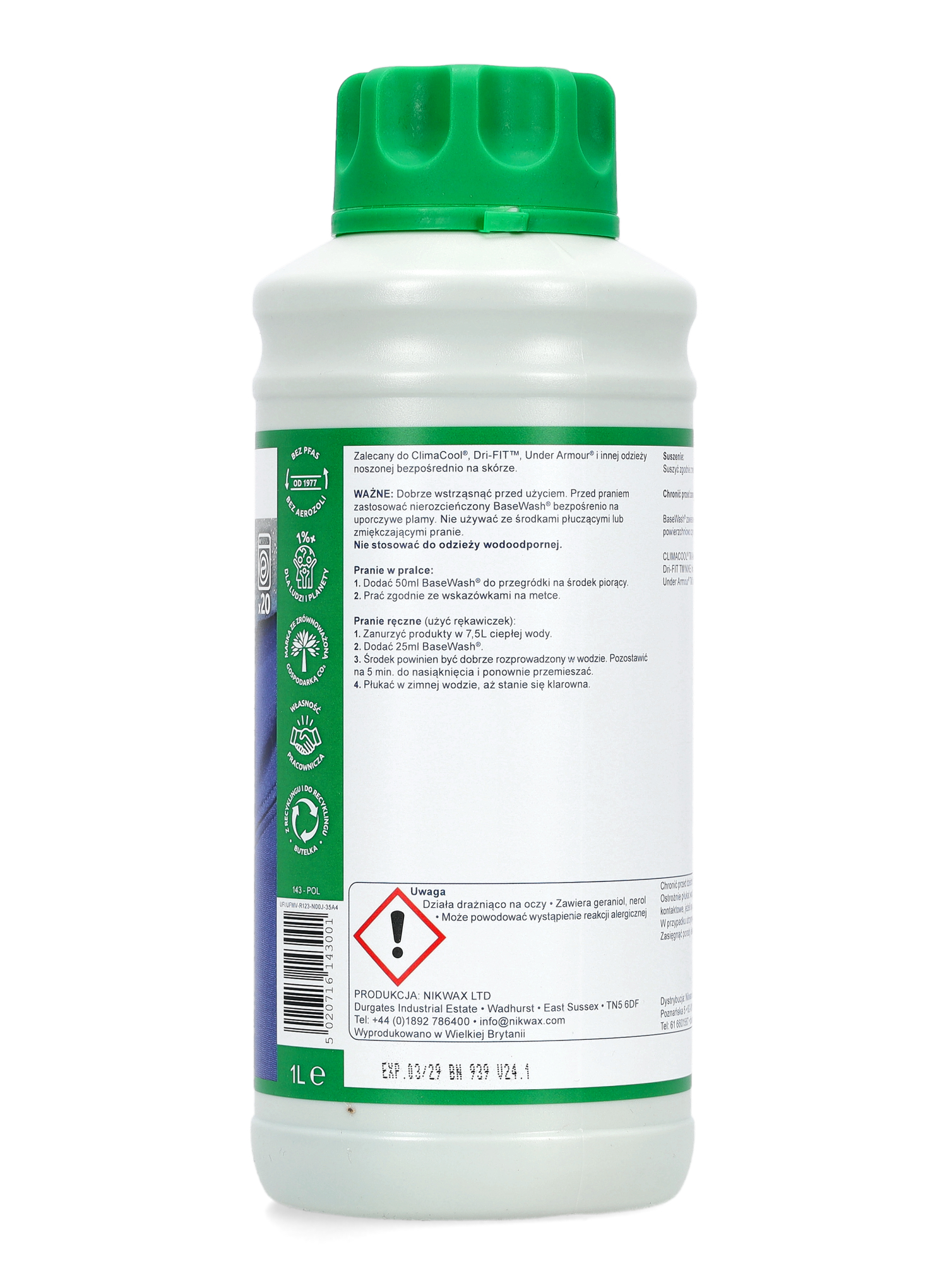 Impregnace Nikwax Basewash 1 L