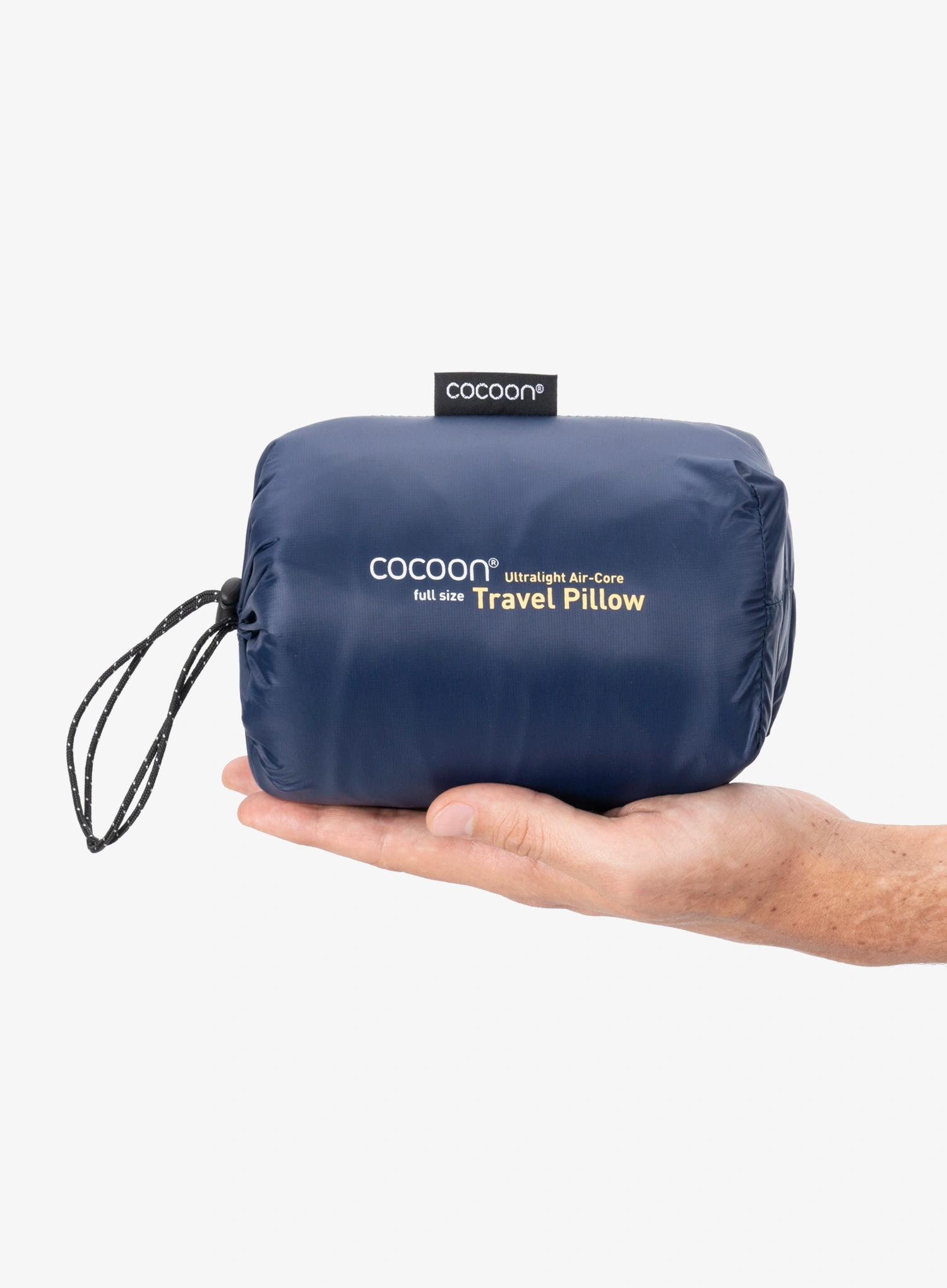 Cestovní polštářek Cocoon Air-Core Pillow - Ultralight Full Size - dark indigo/grey