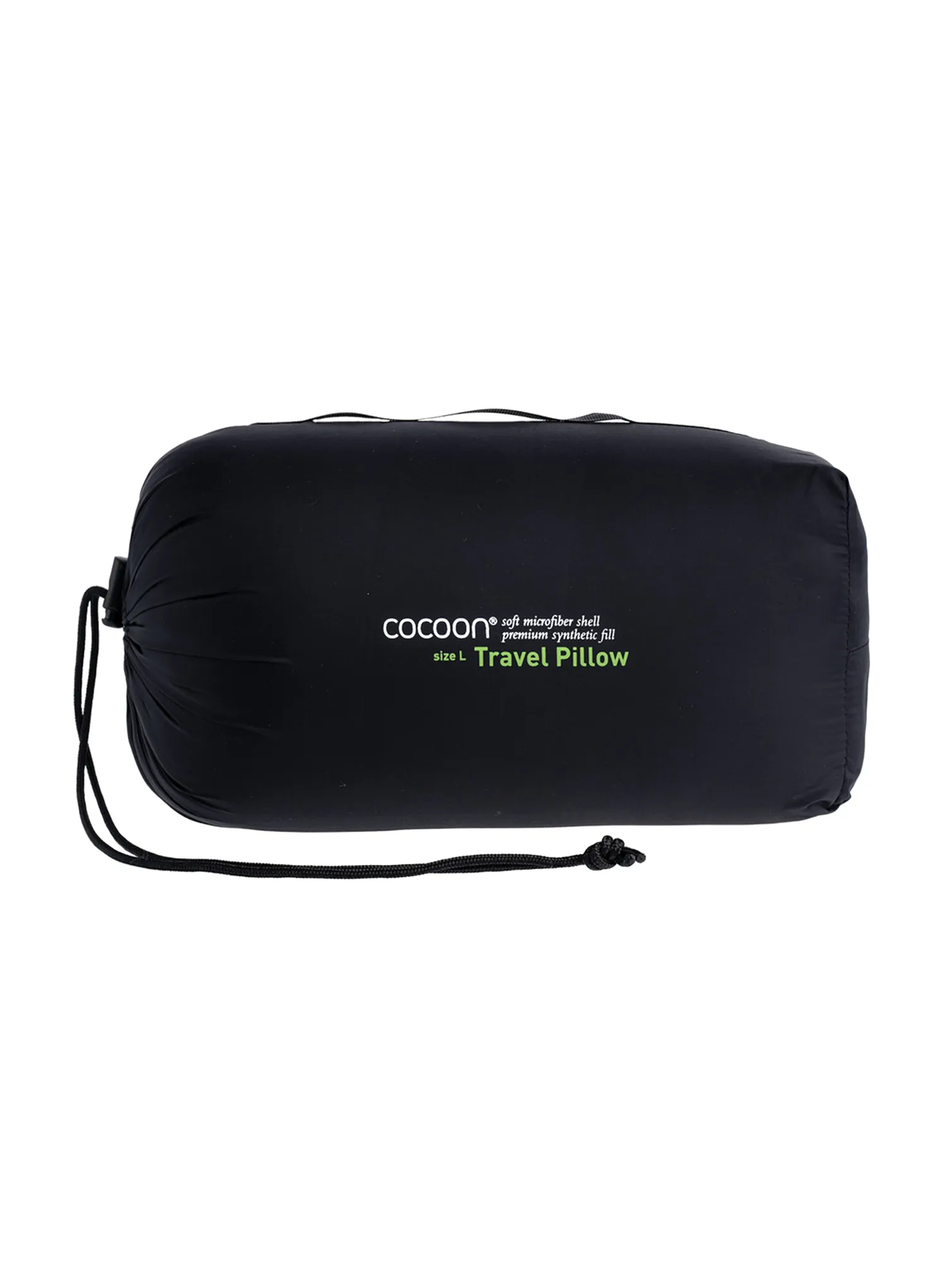 Cestovní polštářek Cocoon Synthetic Travel Pillow L - charcoal/smoke grey