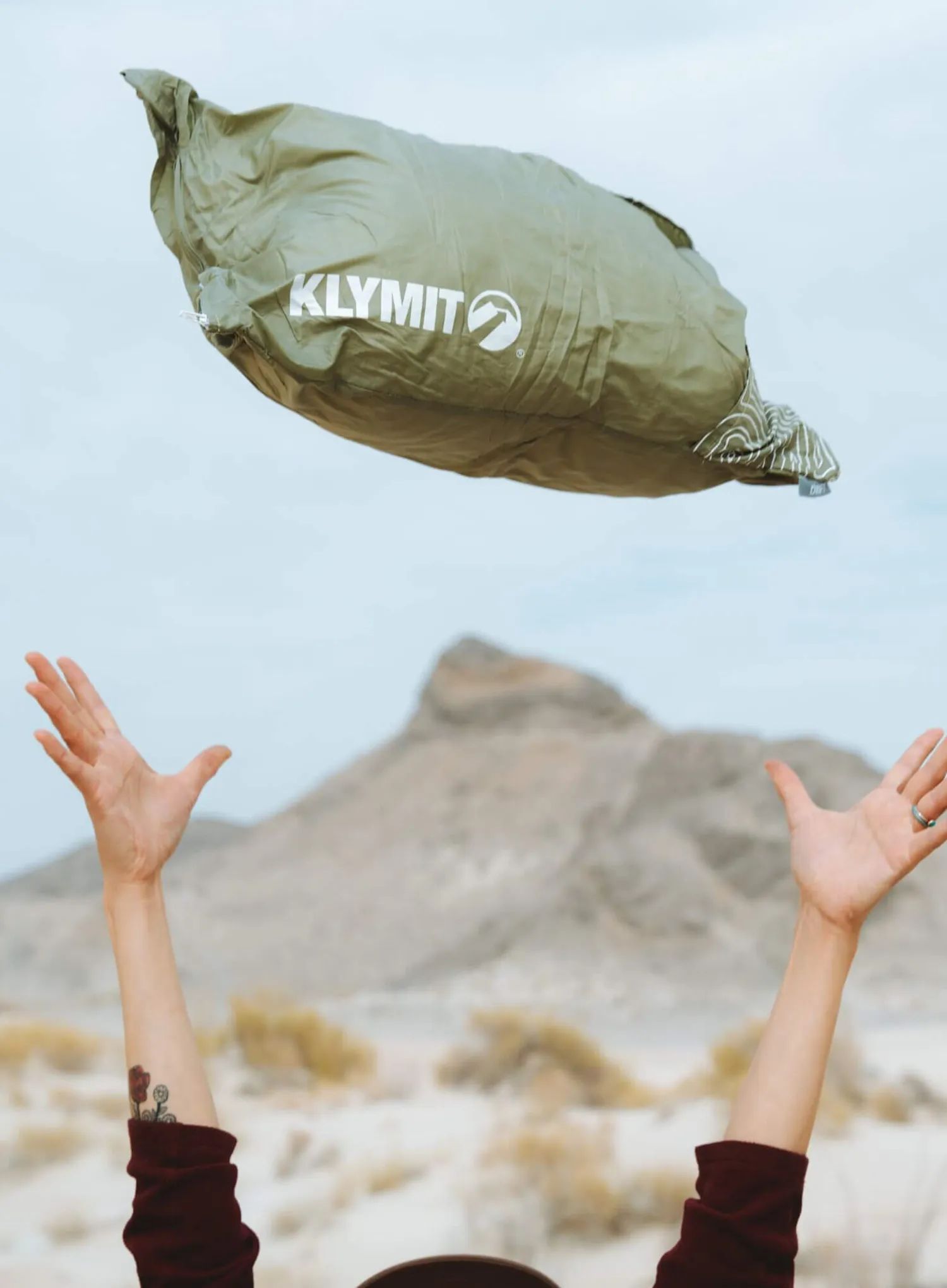 Cestovní polštářek Klymit Drift Pillow Regular - green/green