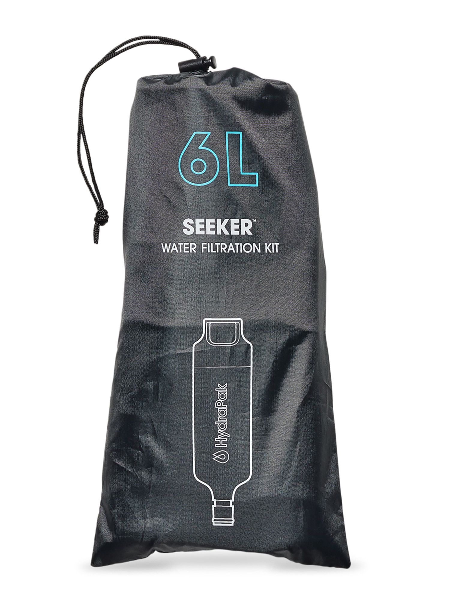 Nádoba na vodu HydraPak Seeker+ 6L Gravity Filter Kit - clear