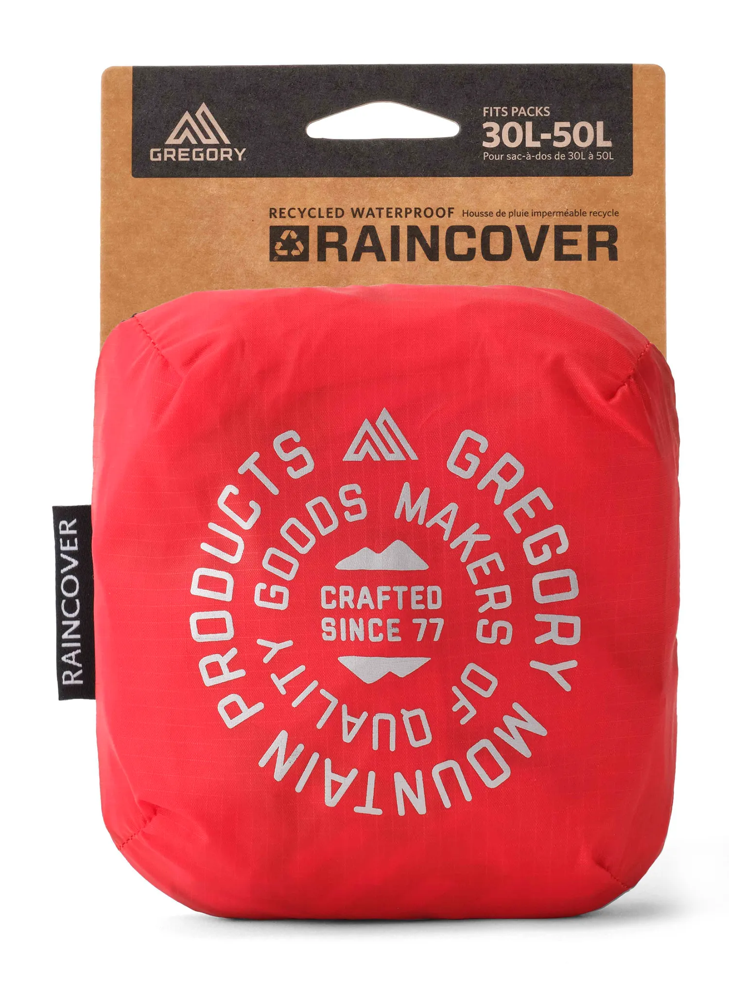 Pláštěnka na batoh Gregory Raincover 30/50L - beaming red