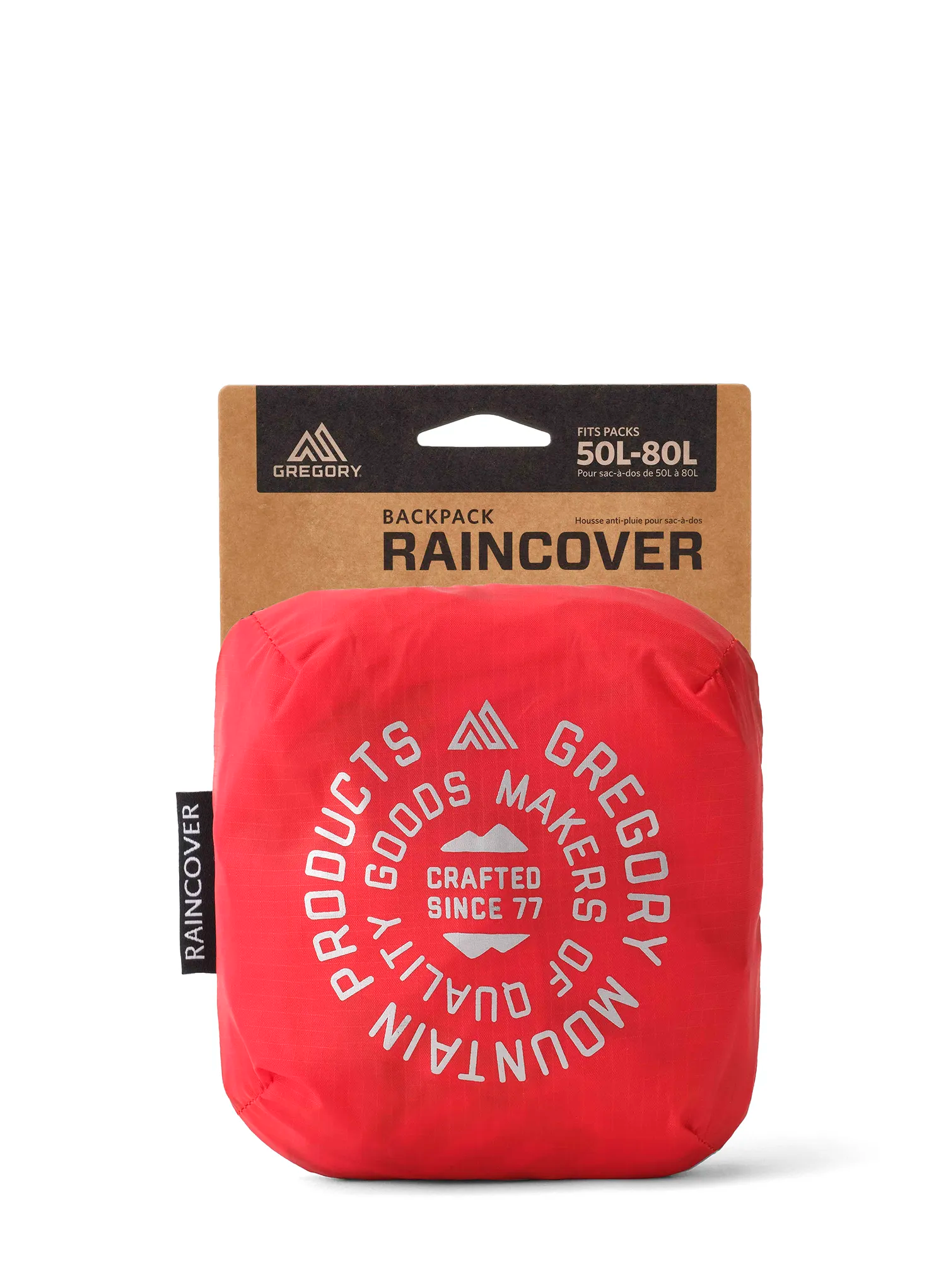 Pláštěnka na batoh Gregory Raincover 50/80 l - beaming red